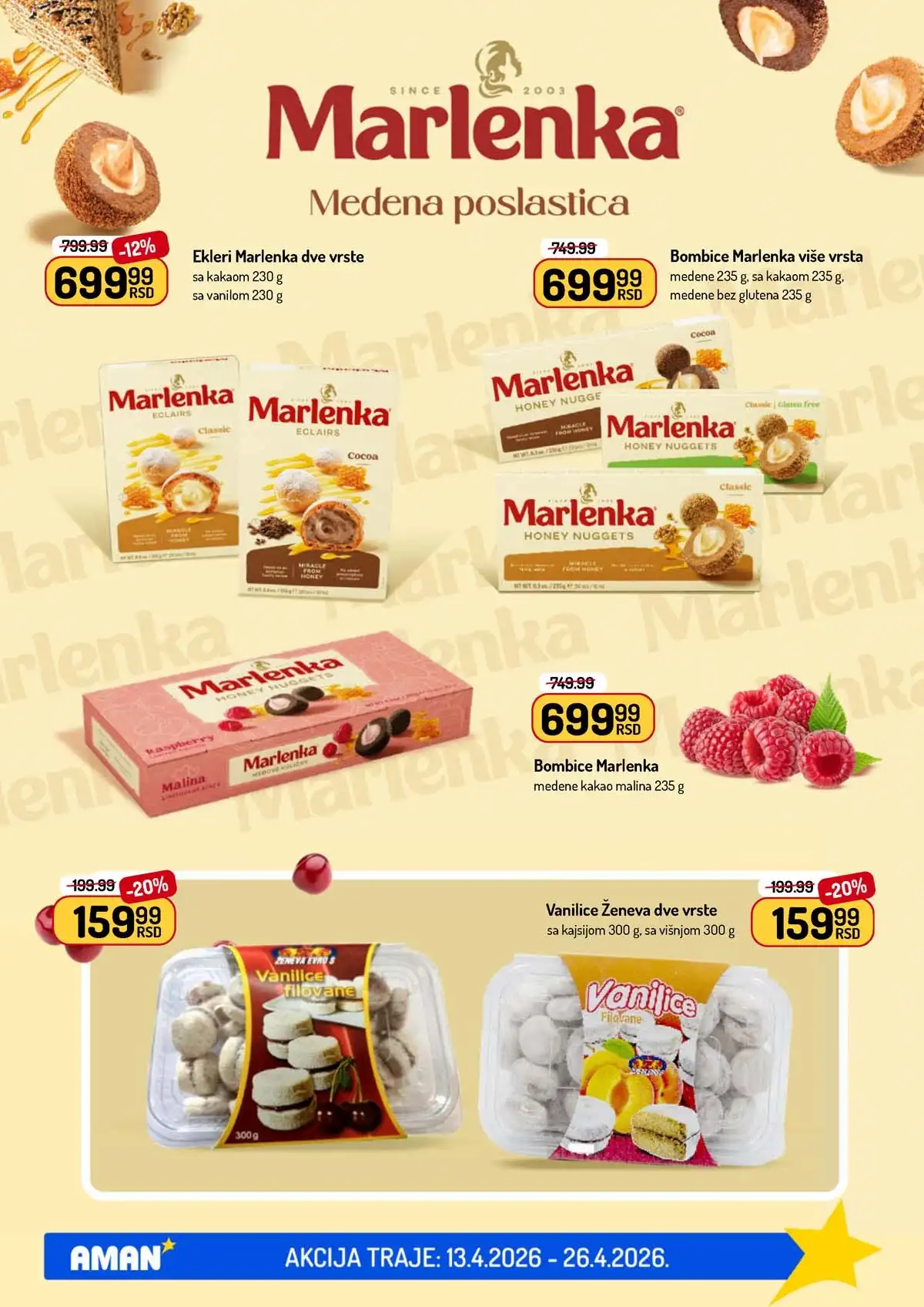 Akcija Aman sniženje Katalog