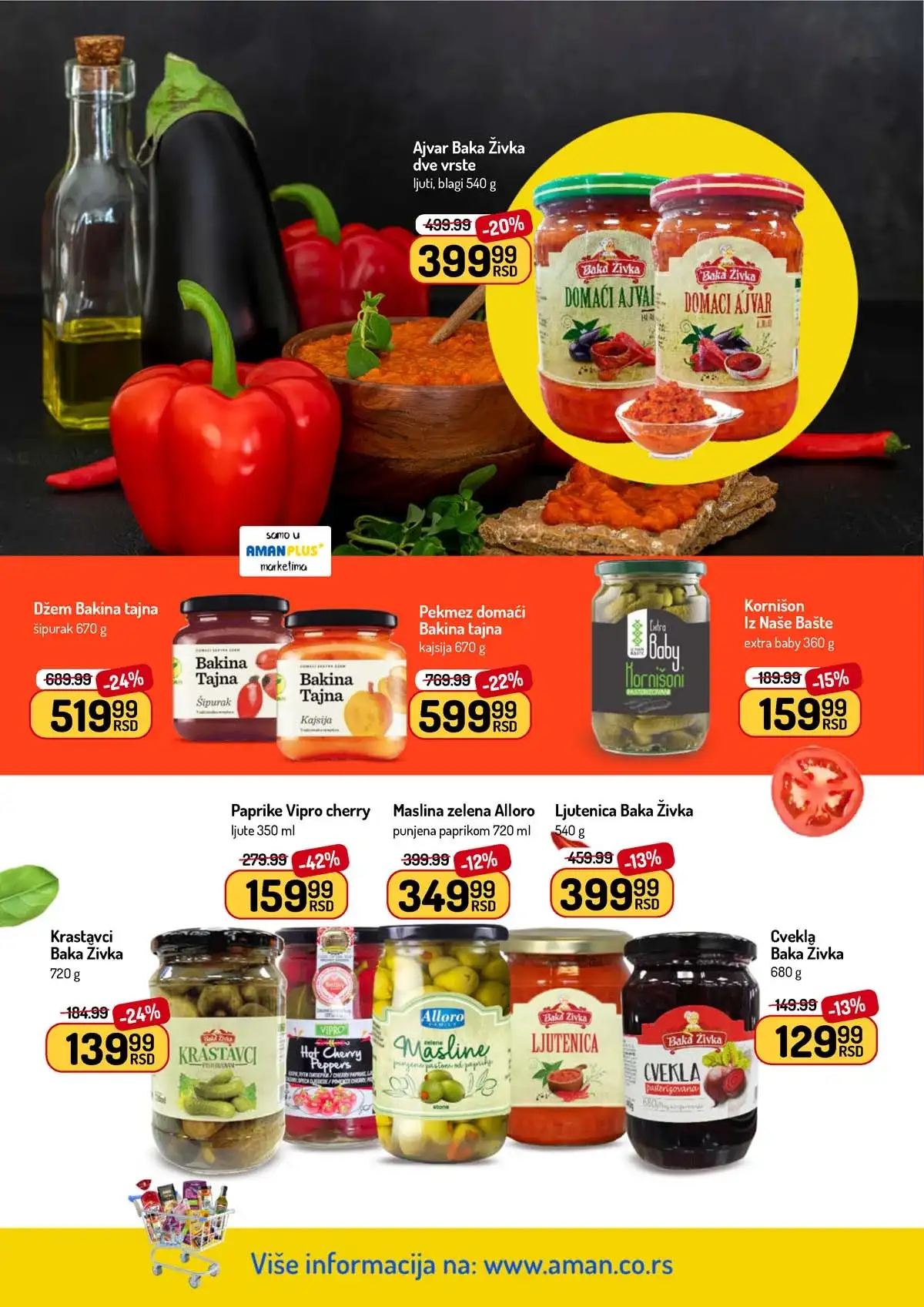 Akcija Aman sniženje Katalog