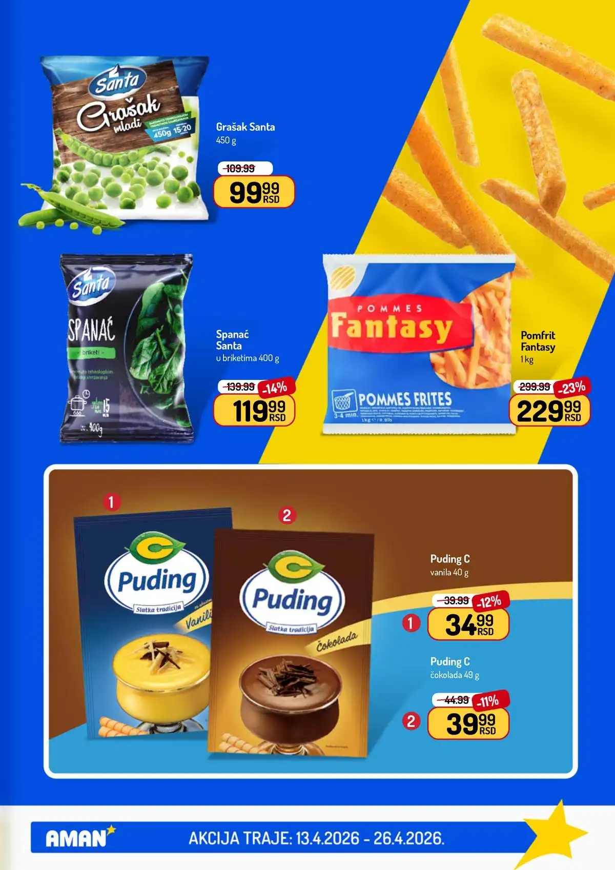 Akcija Aman sniženje Katalog