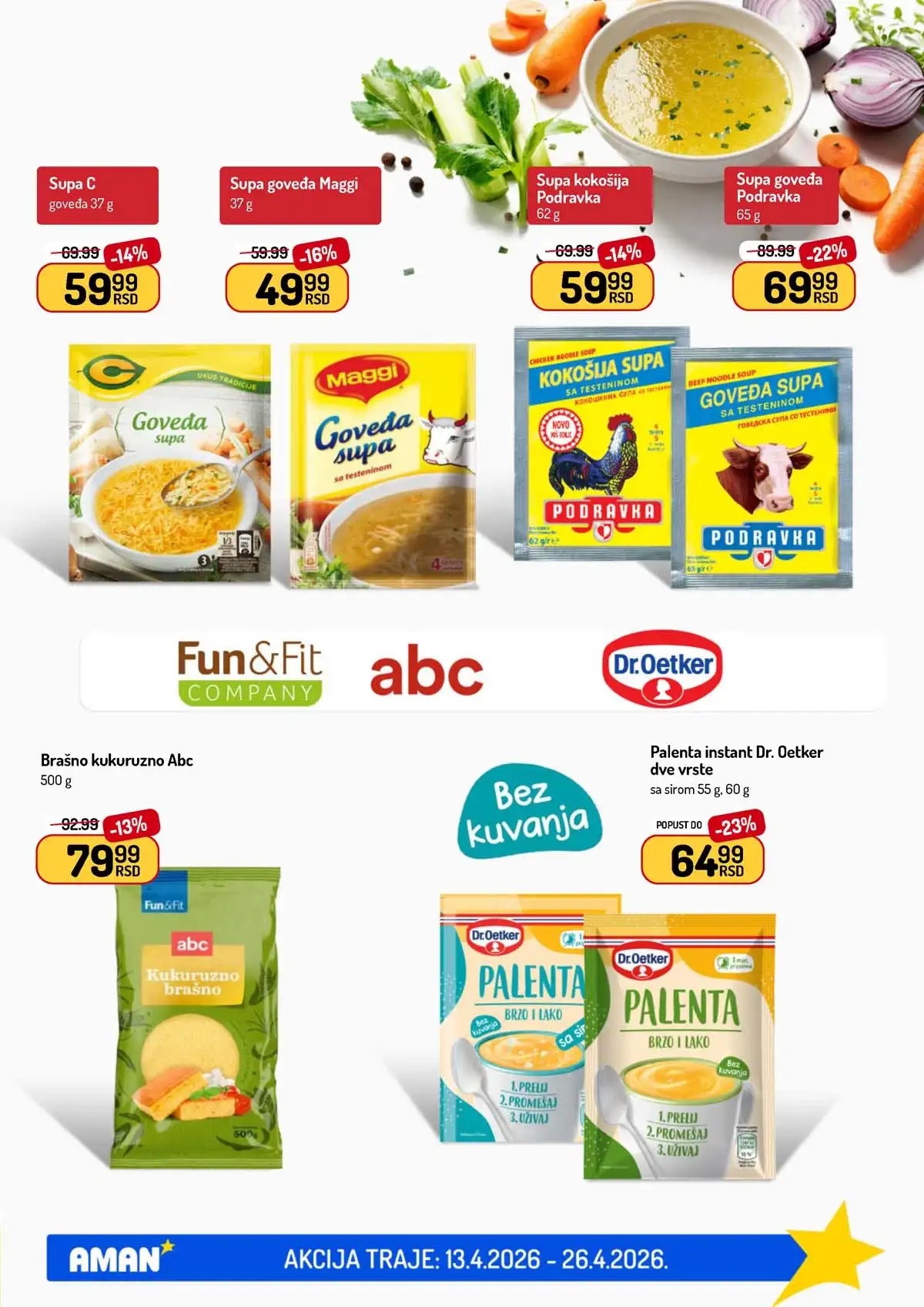 Akcija Aman sniženje Katalog