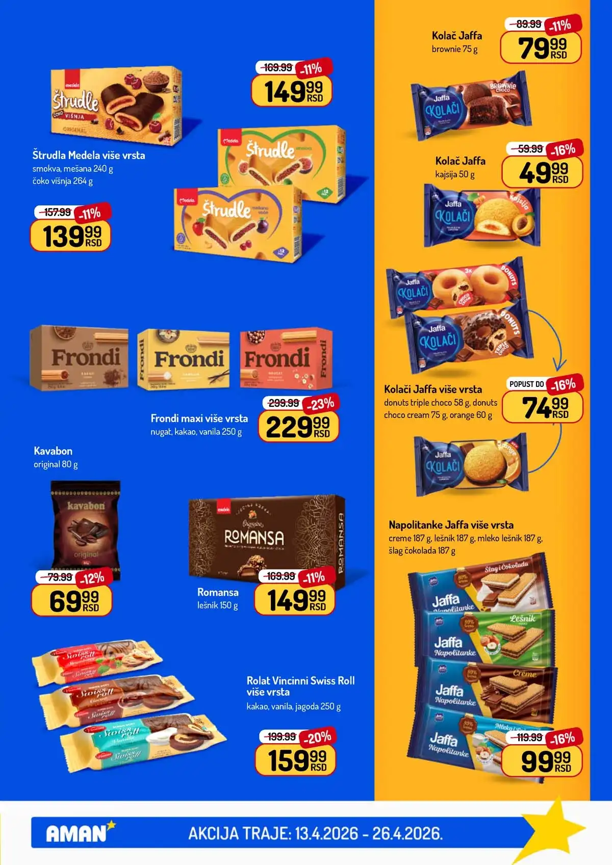 Akcija Aman sniženje Katalog