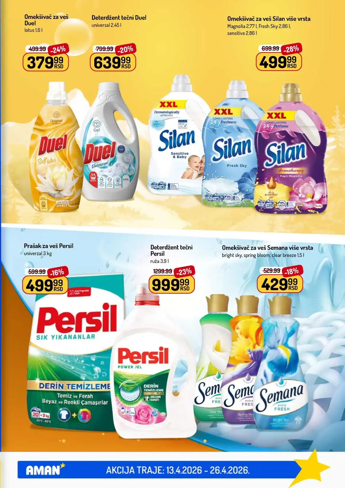 Akcija Aman sniženje Katalog