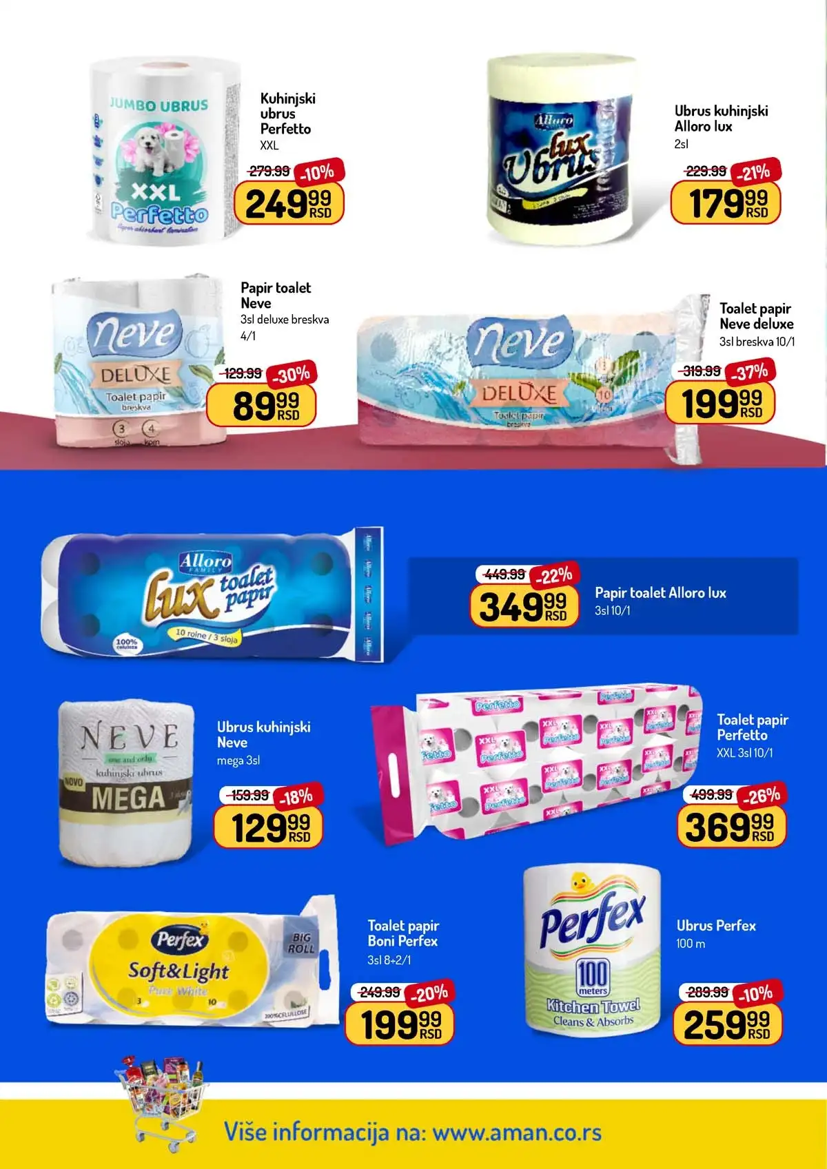 Akcija Aman sniženje Katalog