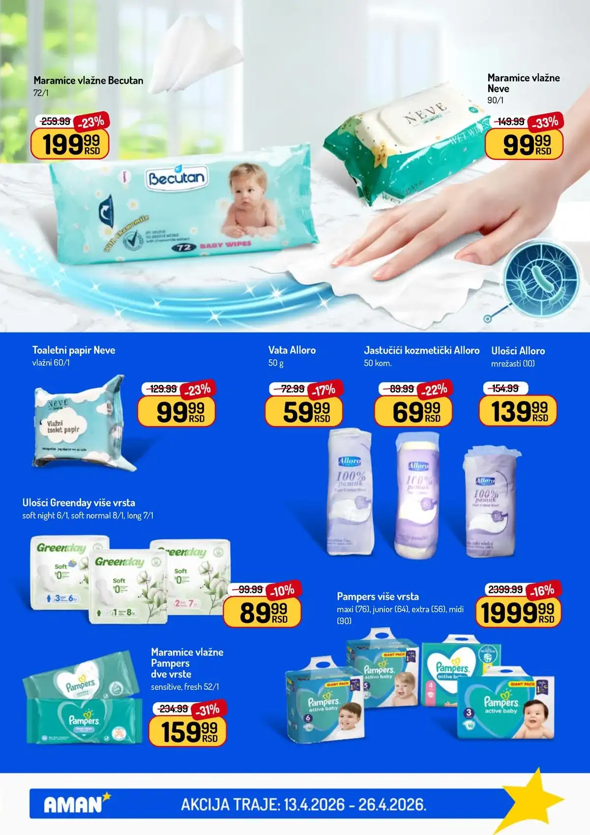 Akcija Aman sniženje Katalog