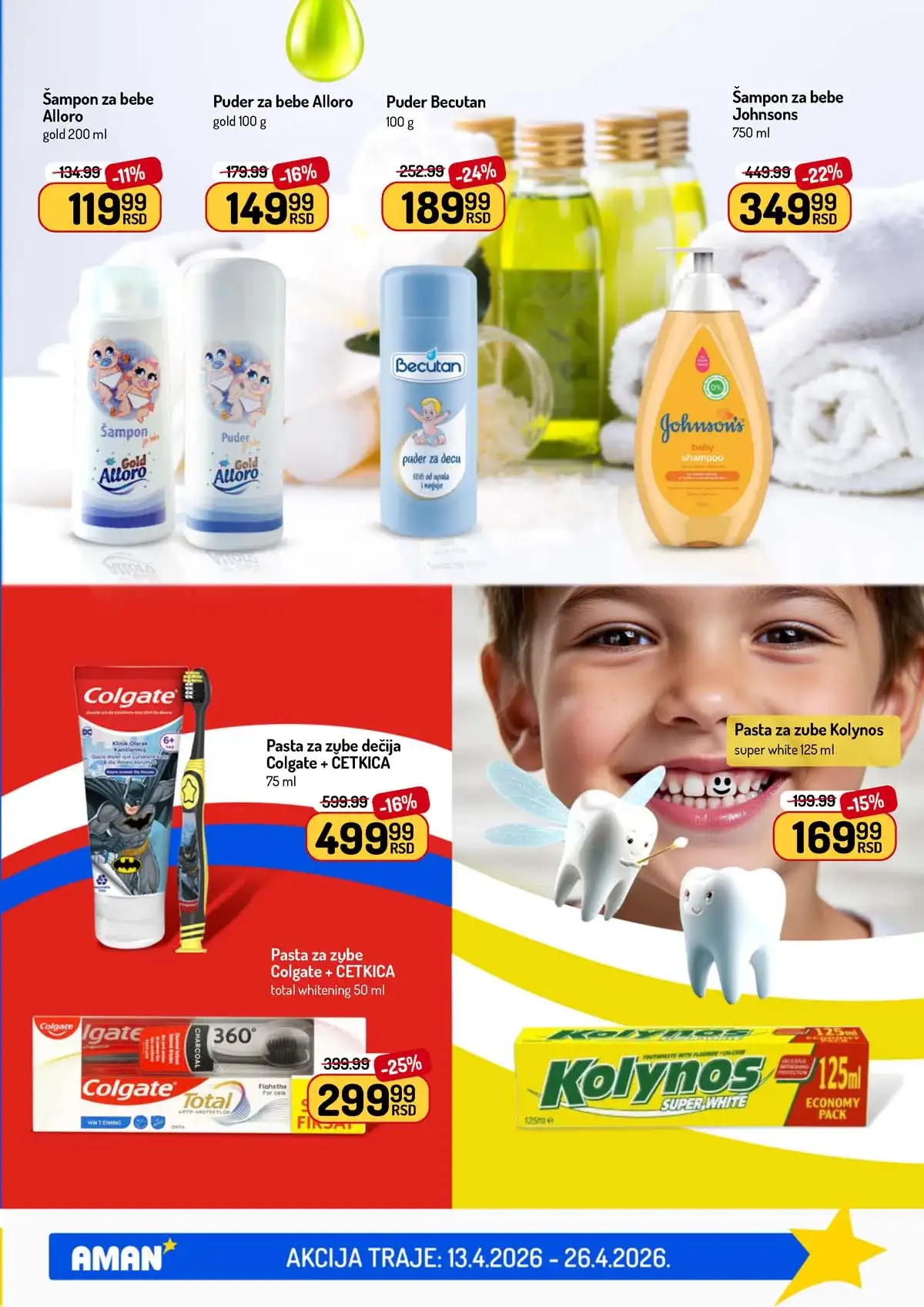 Akcija Aman sniženje Katalog