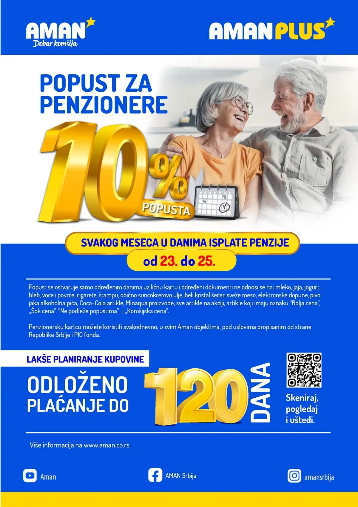 Akcija Aman sniženje Katalog