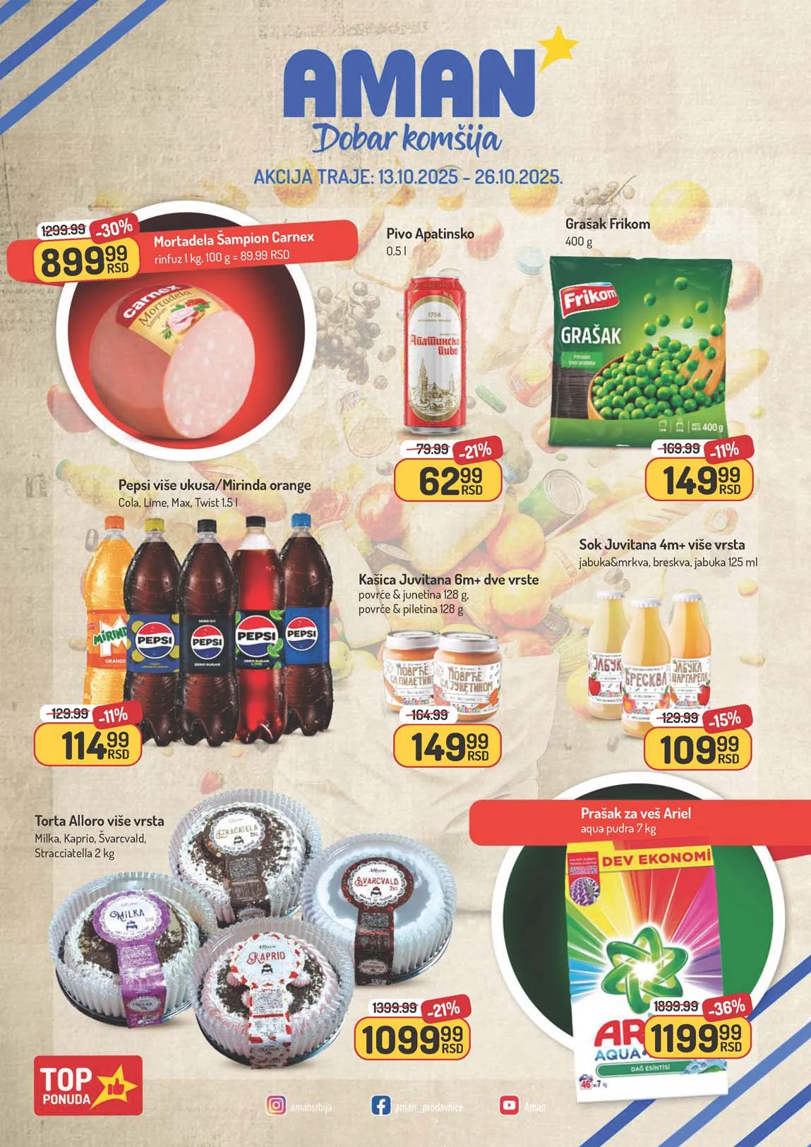 Akcija Aman sniženje Katalog
