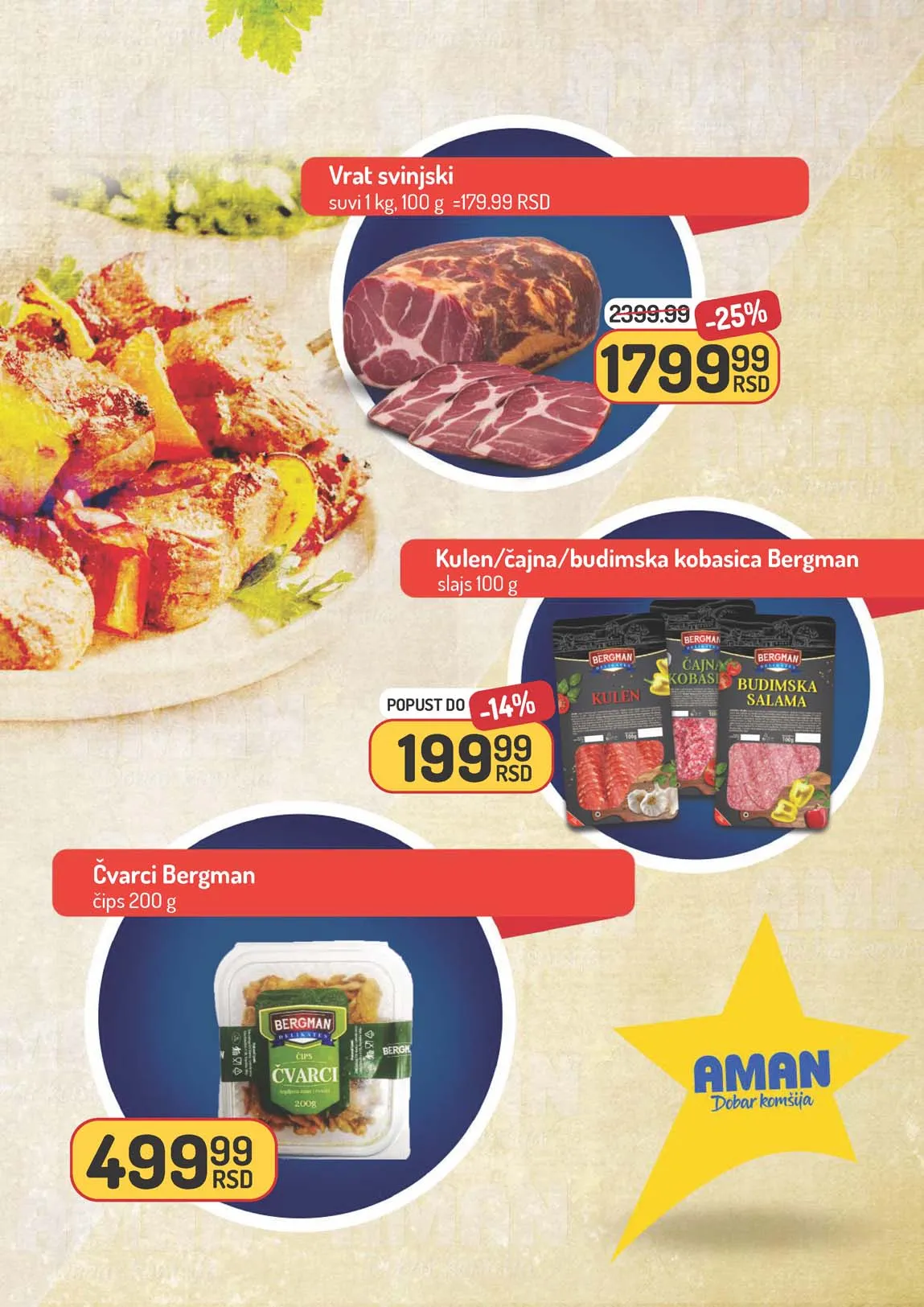 Akcija Aman sniženje Katalog