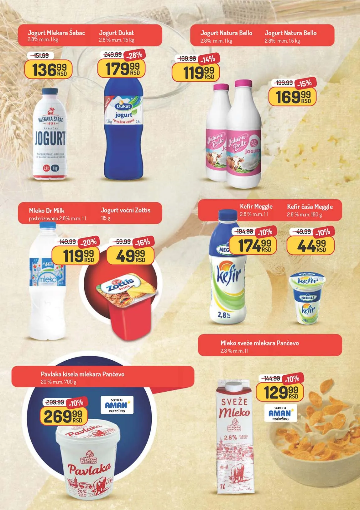 Akcija Aman sniženje Katalog