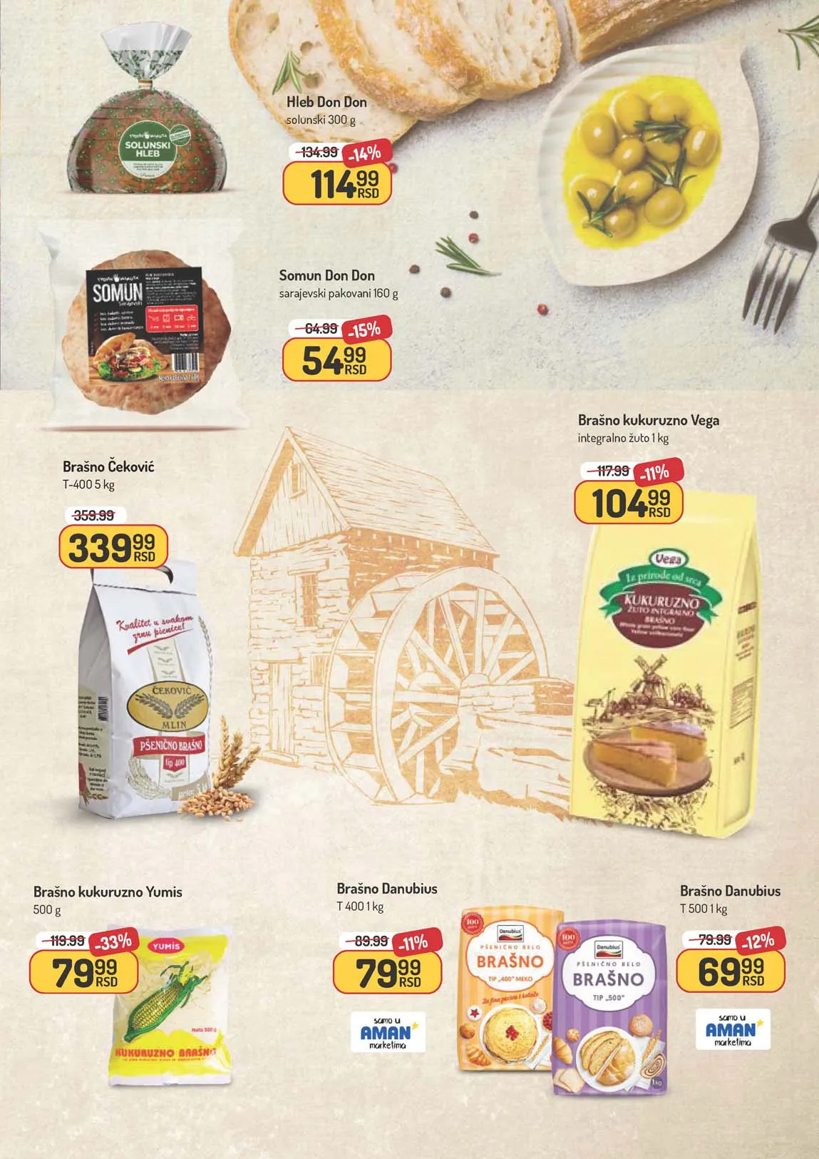 Akcija Aman sniženje Katalog