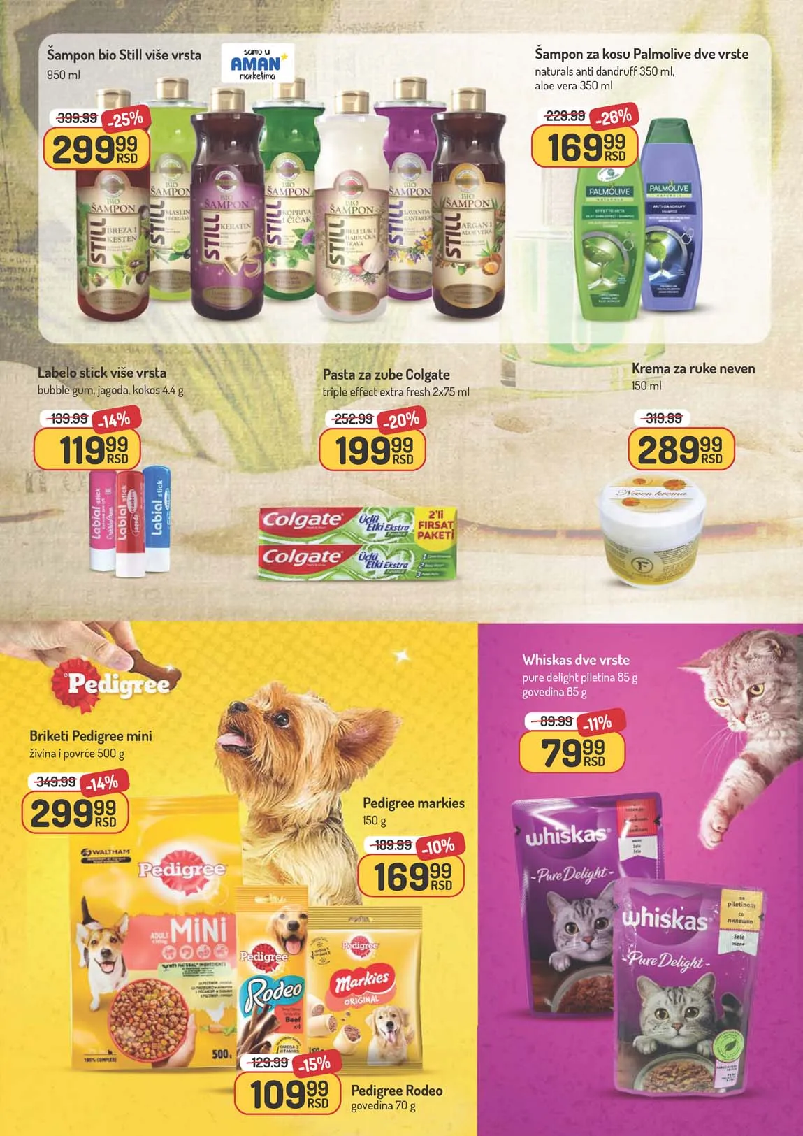 Akcija Aman sniženje Katalog