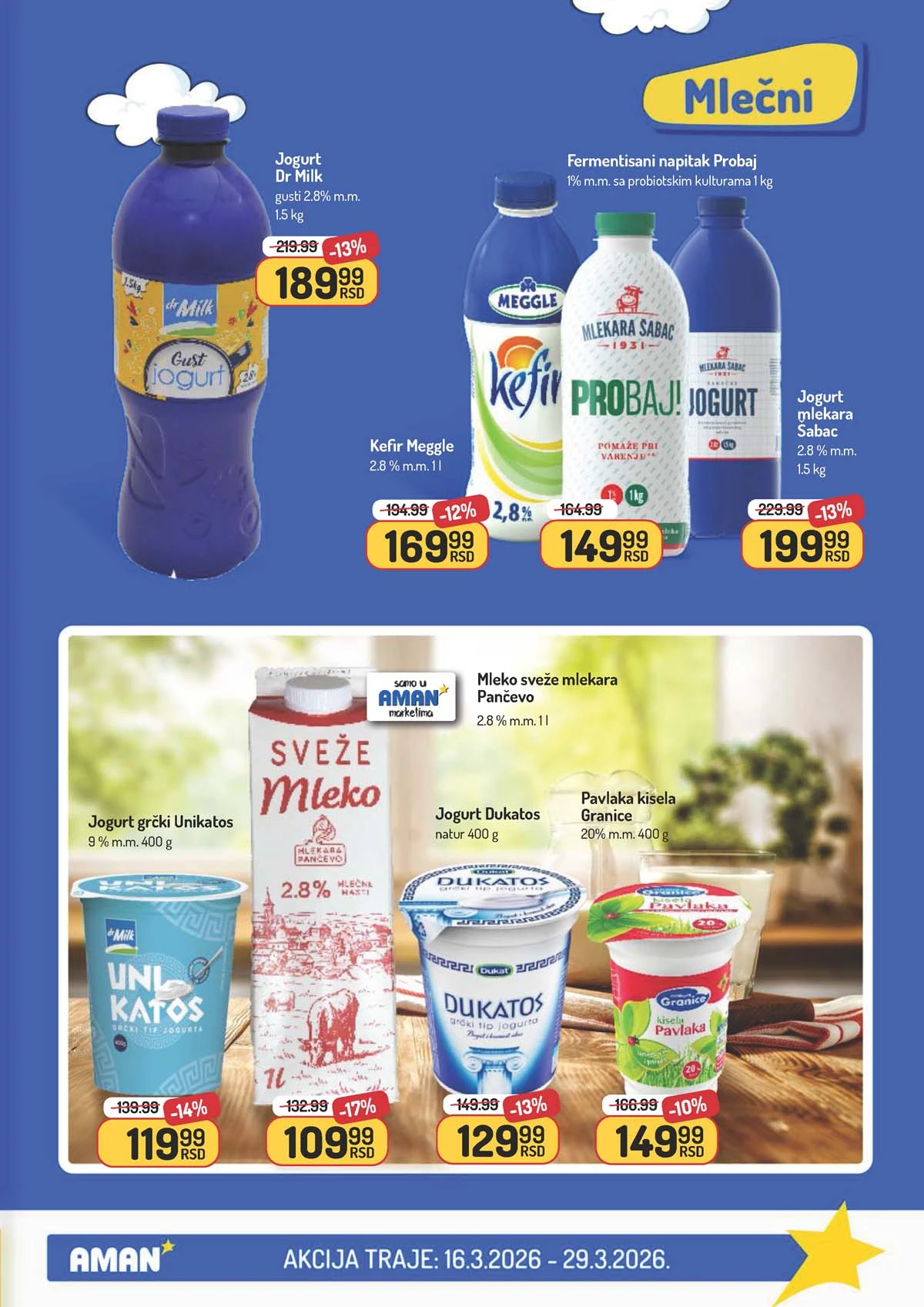 Aman akcija katalog – proizvodi za svakodnevnu kupovinu