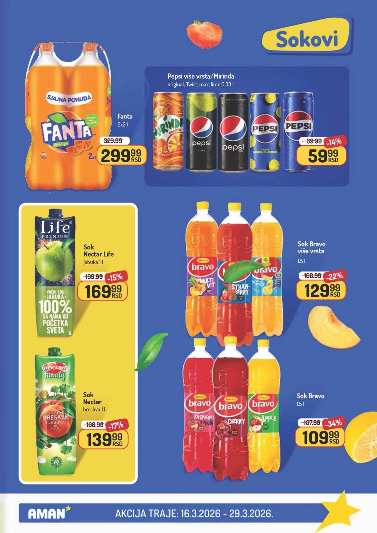 Aman akcija katalog – pregled proizvoda po nižim cenama