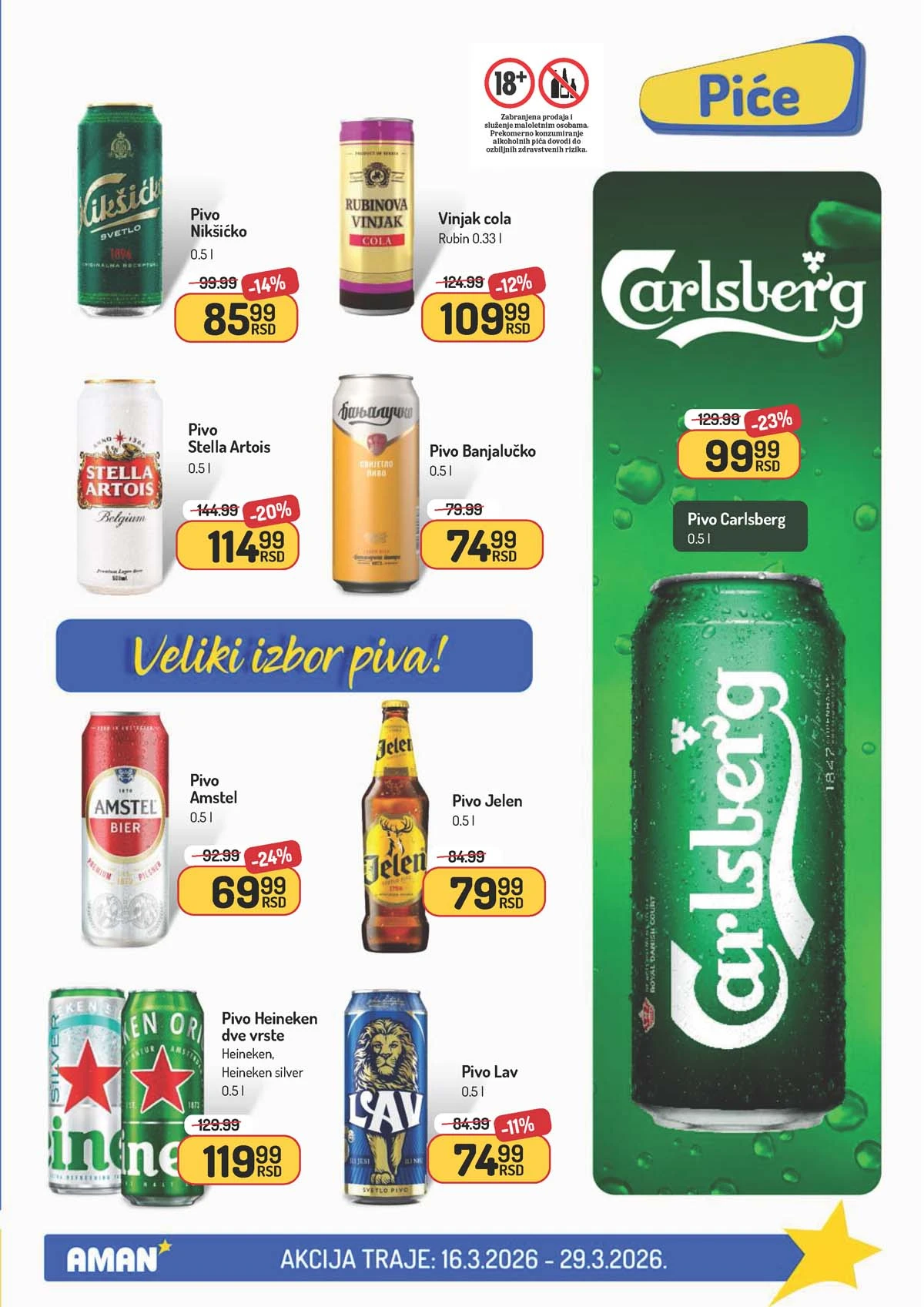 Aman katalog akcija – nova sniženja proizvoda