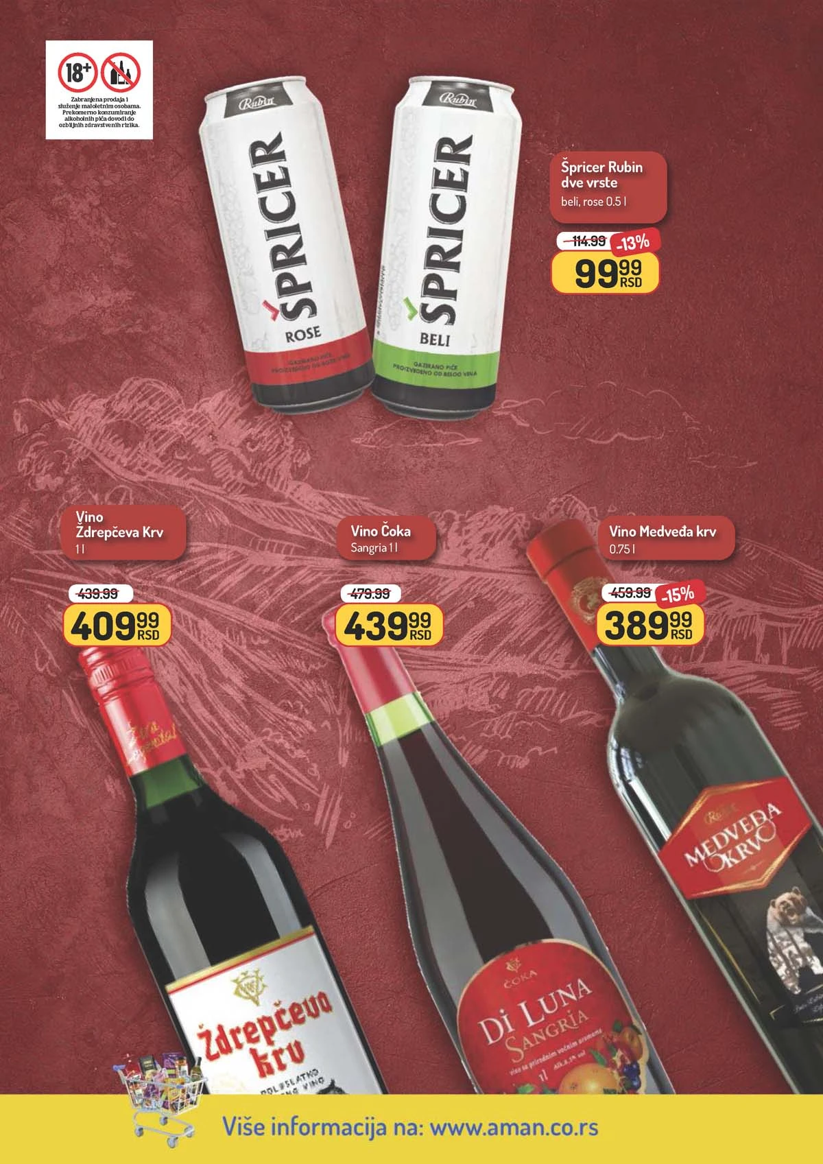 Aman katalog sniženja – proizvodi za svakodnevnu kupovinu