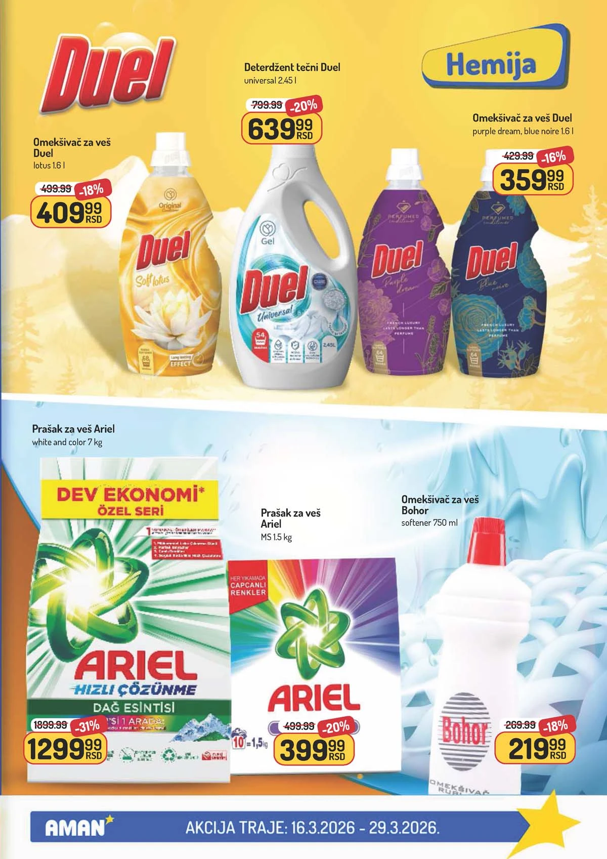 Aman katalog sniženja – pregled kataloške ponude