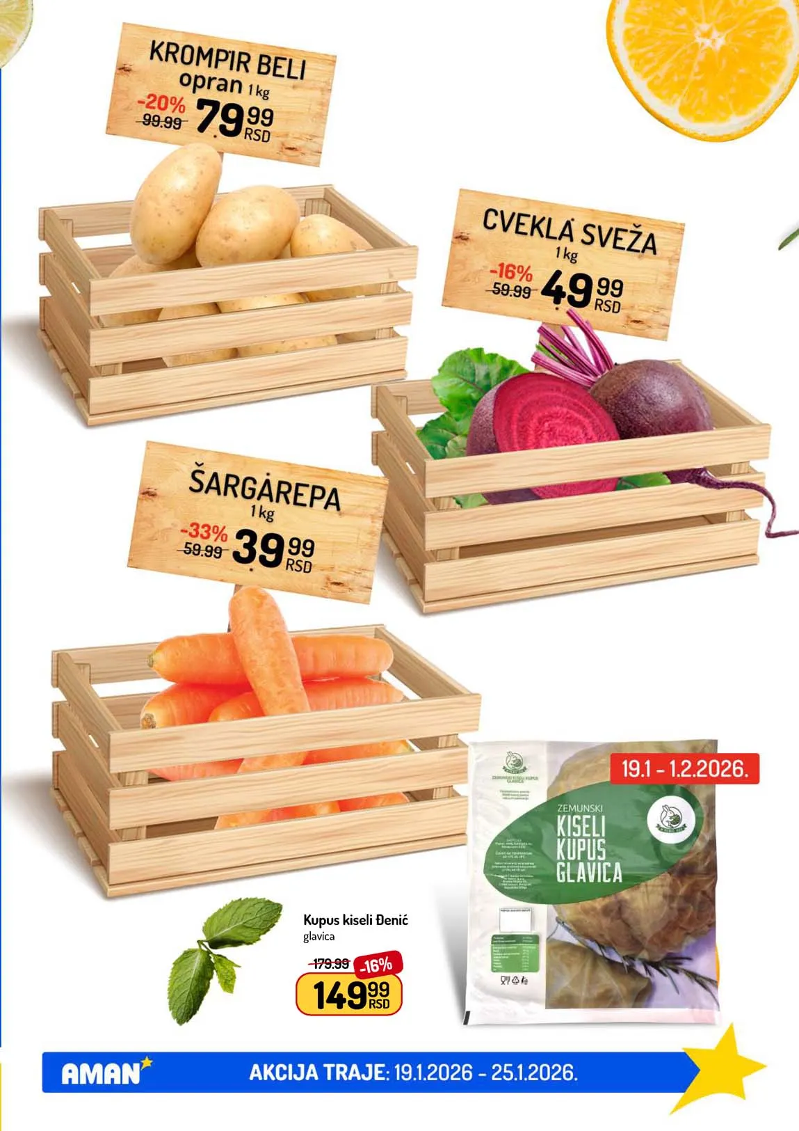 Aman akcija katalog sniženja Akcija Aman sniženje Katalog