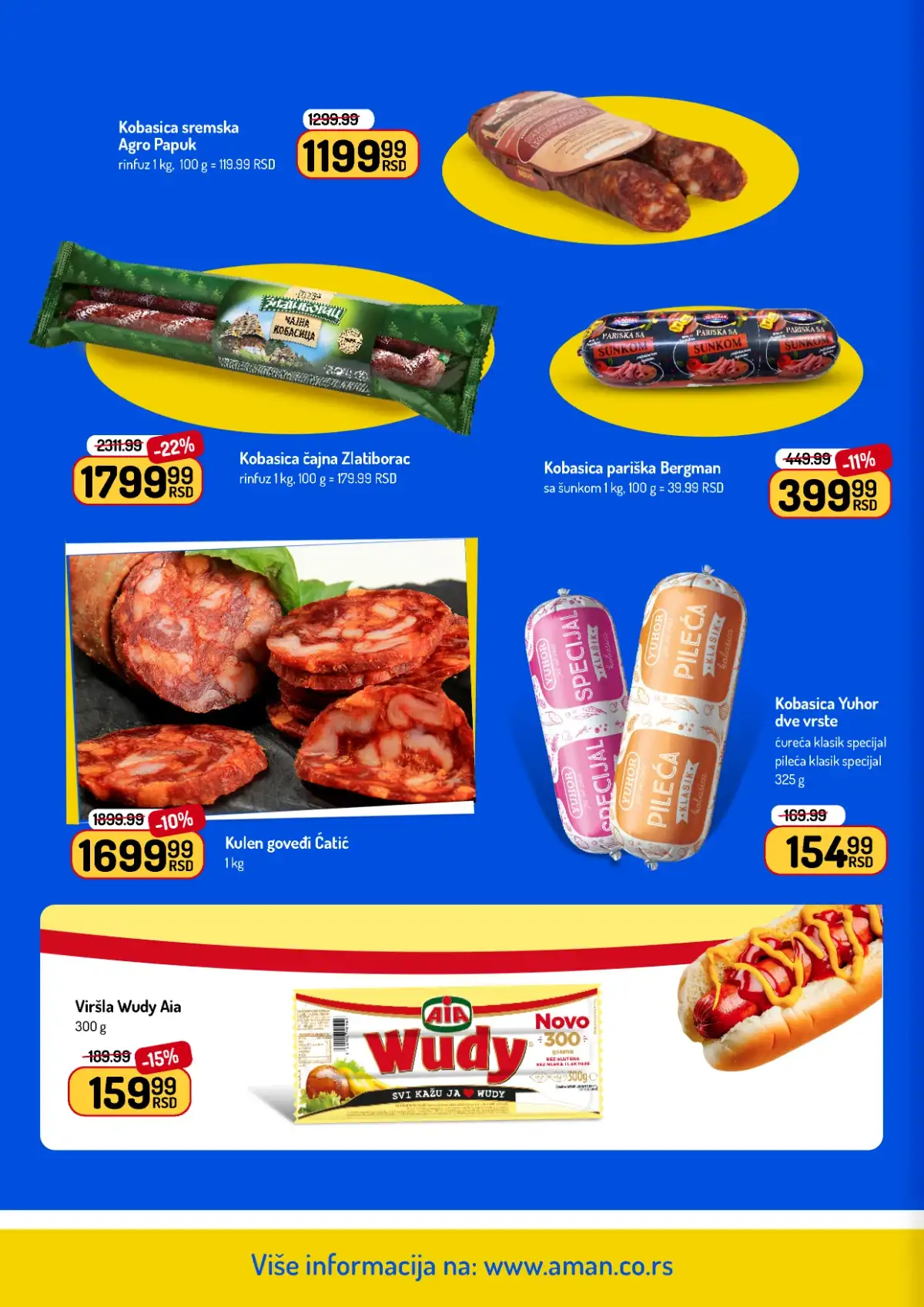 Akcija Aman sniženje Katalog