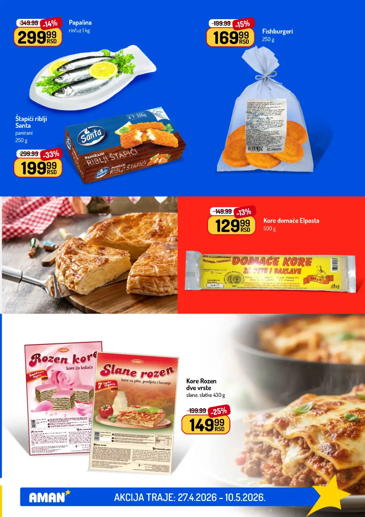 Akcija Aman sniženje Katalog