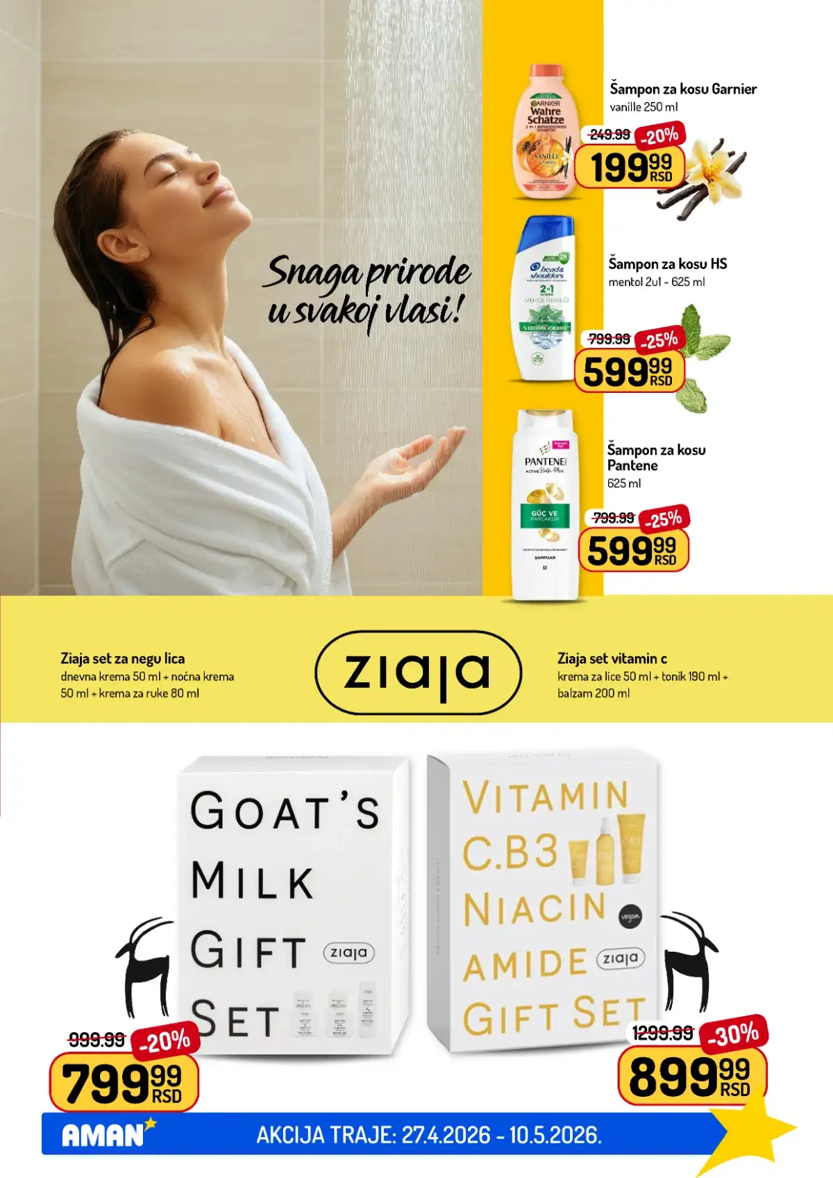 Akcija Aman sniženje Katalog