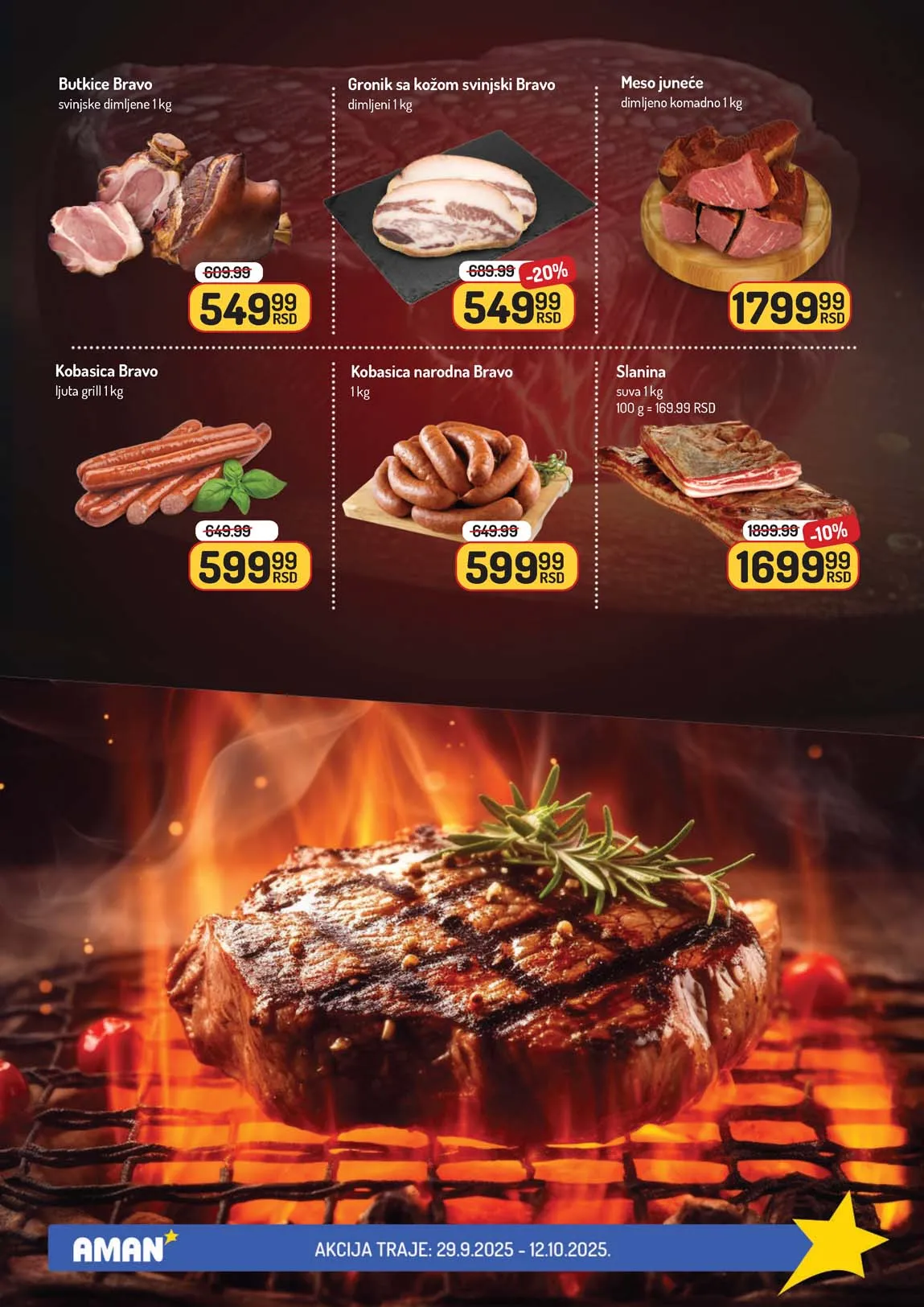 Akcija Aman sniženje Katalog