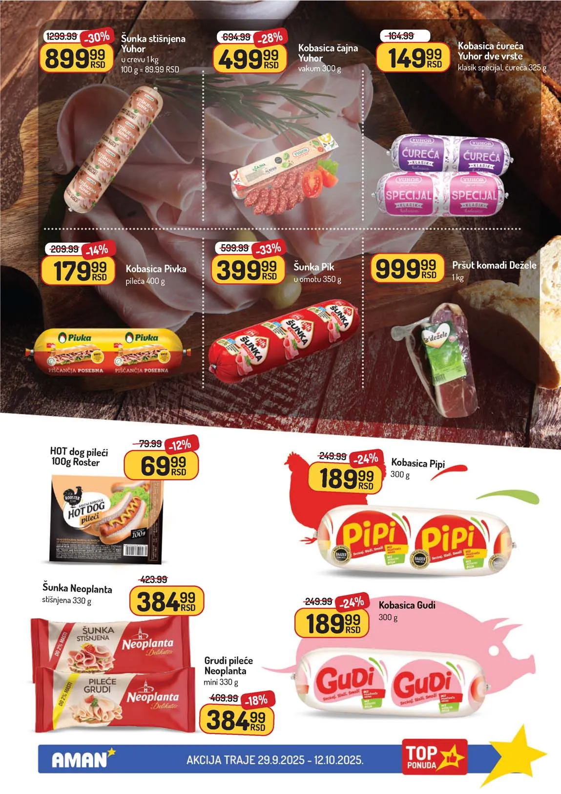 Akcija Aman sniženje Katalog