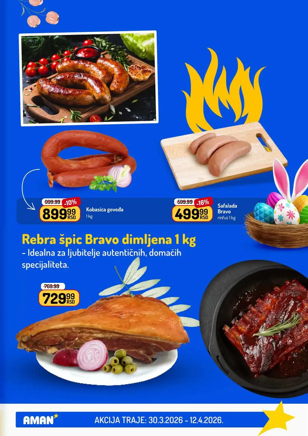 Aman katalog ponuda – prehrambeni proizvodi i kućne potrepštine na akciji