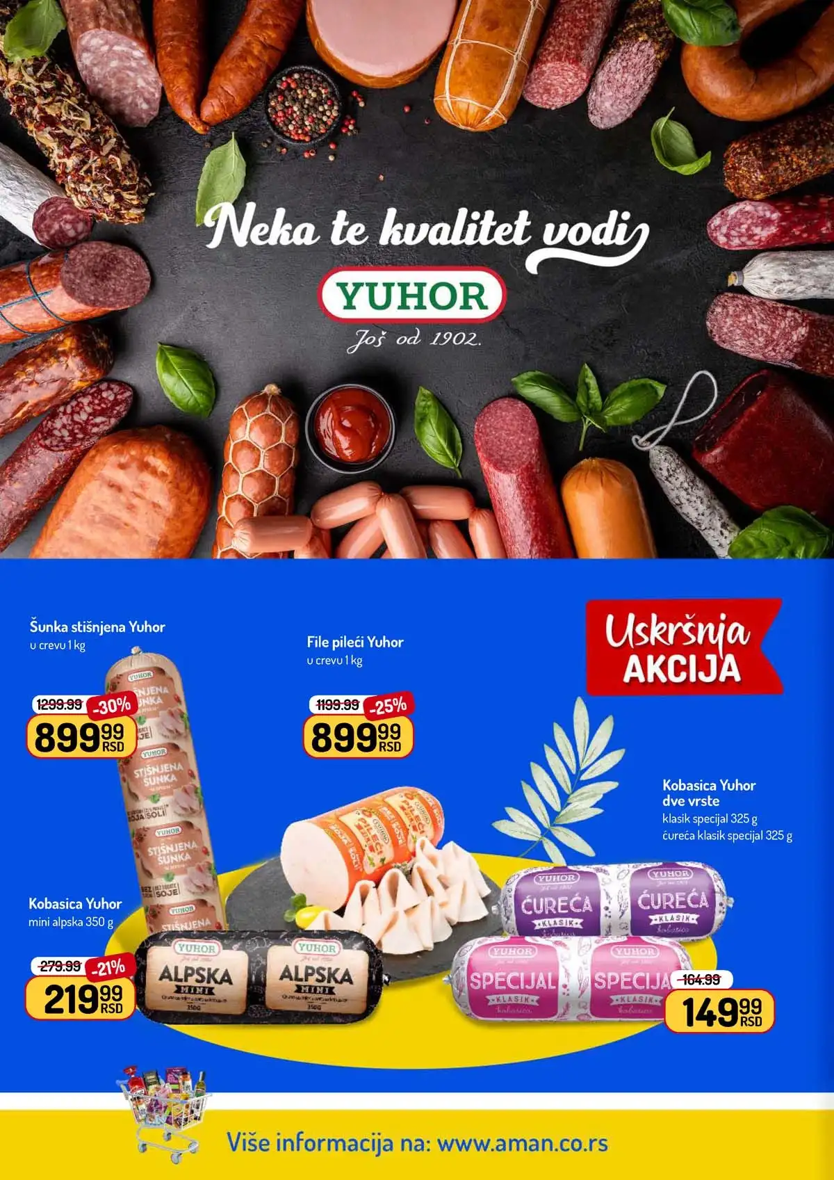 Aman akcija katalog – ponuda proizvoda za svakodnevnu kupovinu