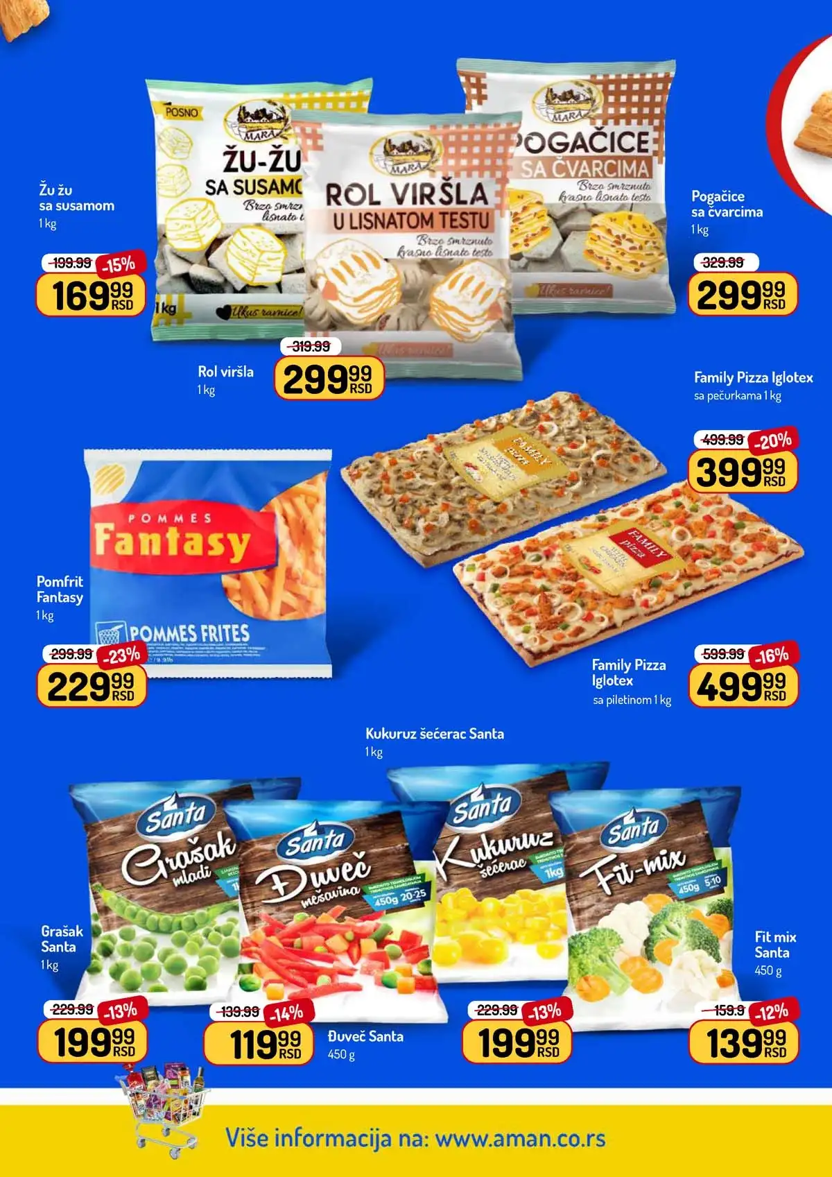 Aman akcija katalog – prehrambeni proizvodi i pića na sniženju