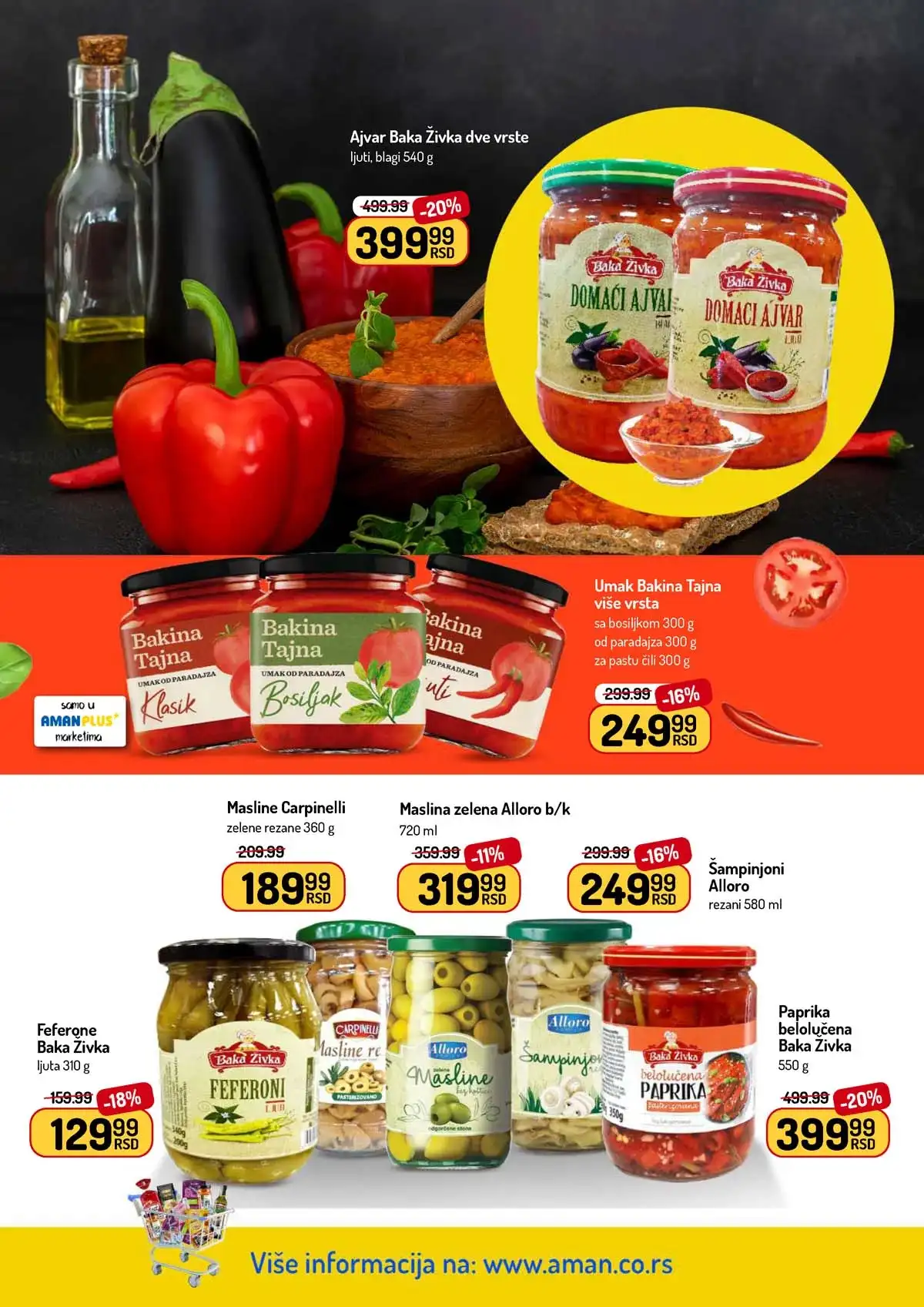 Aman katalog akcija – sniženja proizvoda za domaćinstvo