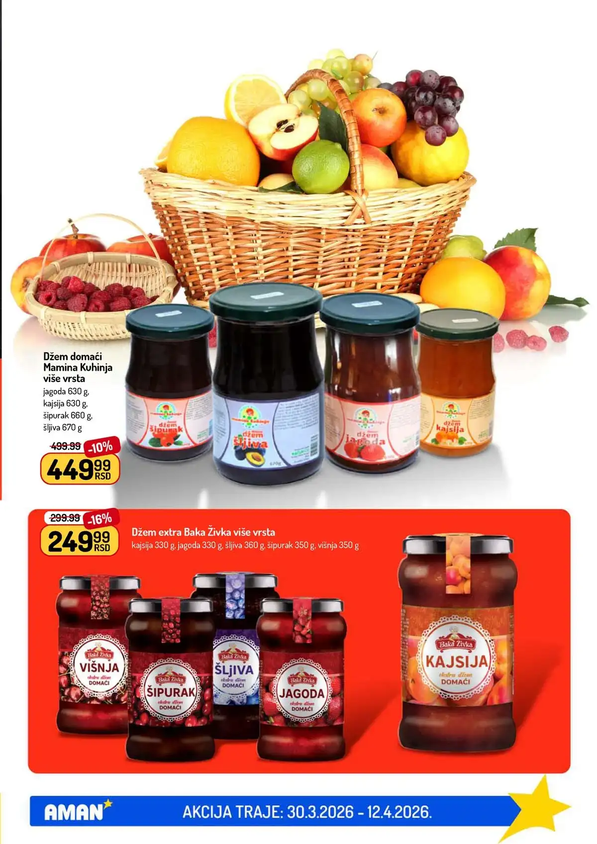 Aman katalog sniženja – pregled akcijskih proizvoda