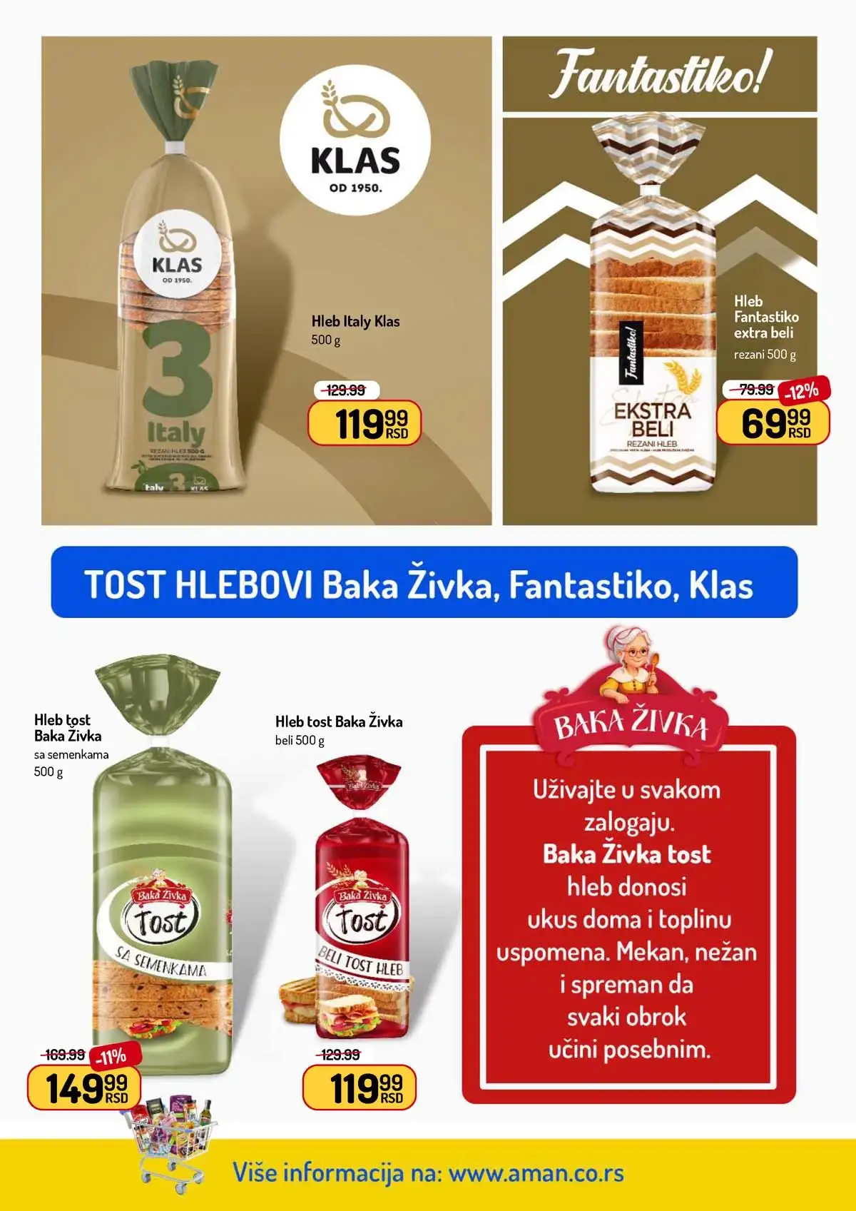 Aman katalog akcija – proizvodi za svakodnevnu kupovinu po nižim cenama