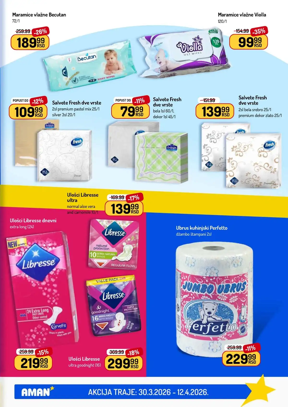 Aman katalog sniženja – pregled kataloške ponude