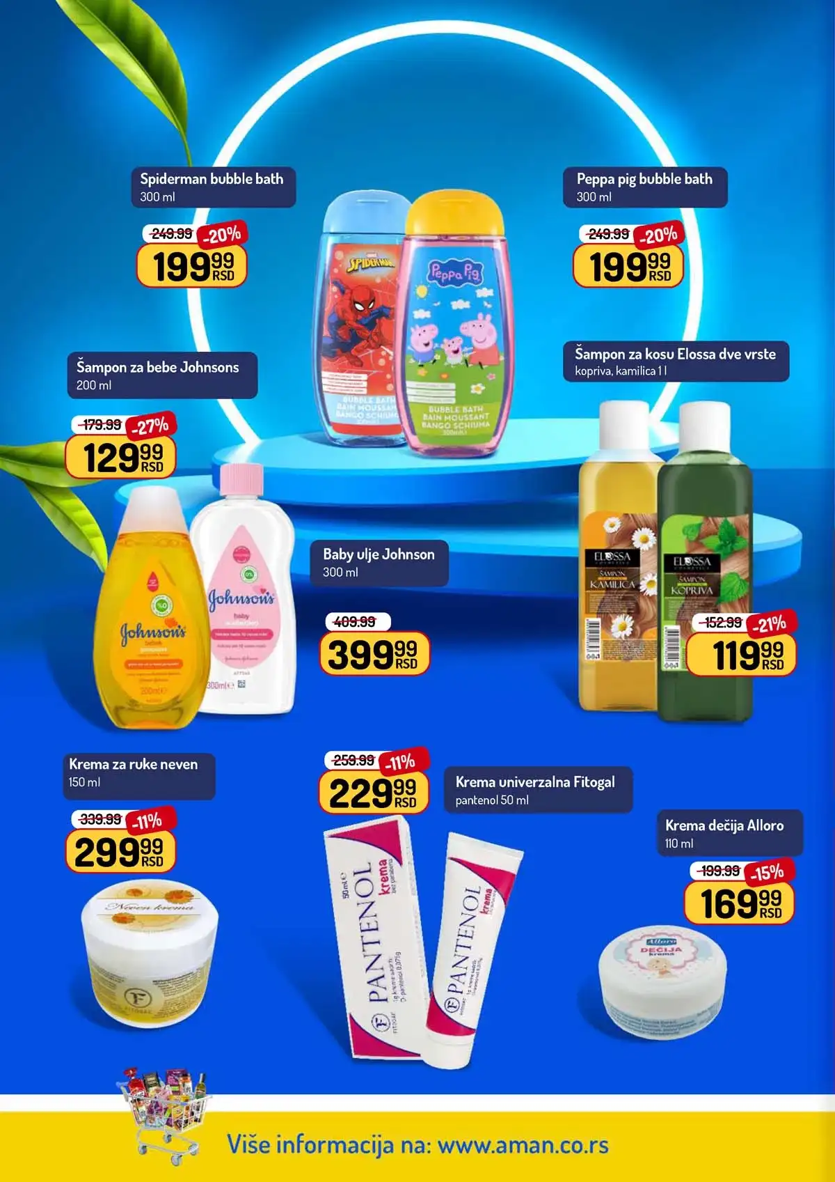 Aman katalog sniženja – proizvodi za svakodnevnu kupovinu