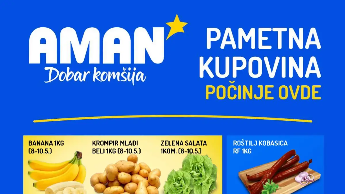 Aman akcija katalog sniženja maj 2026
