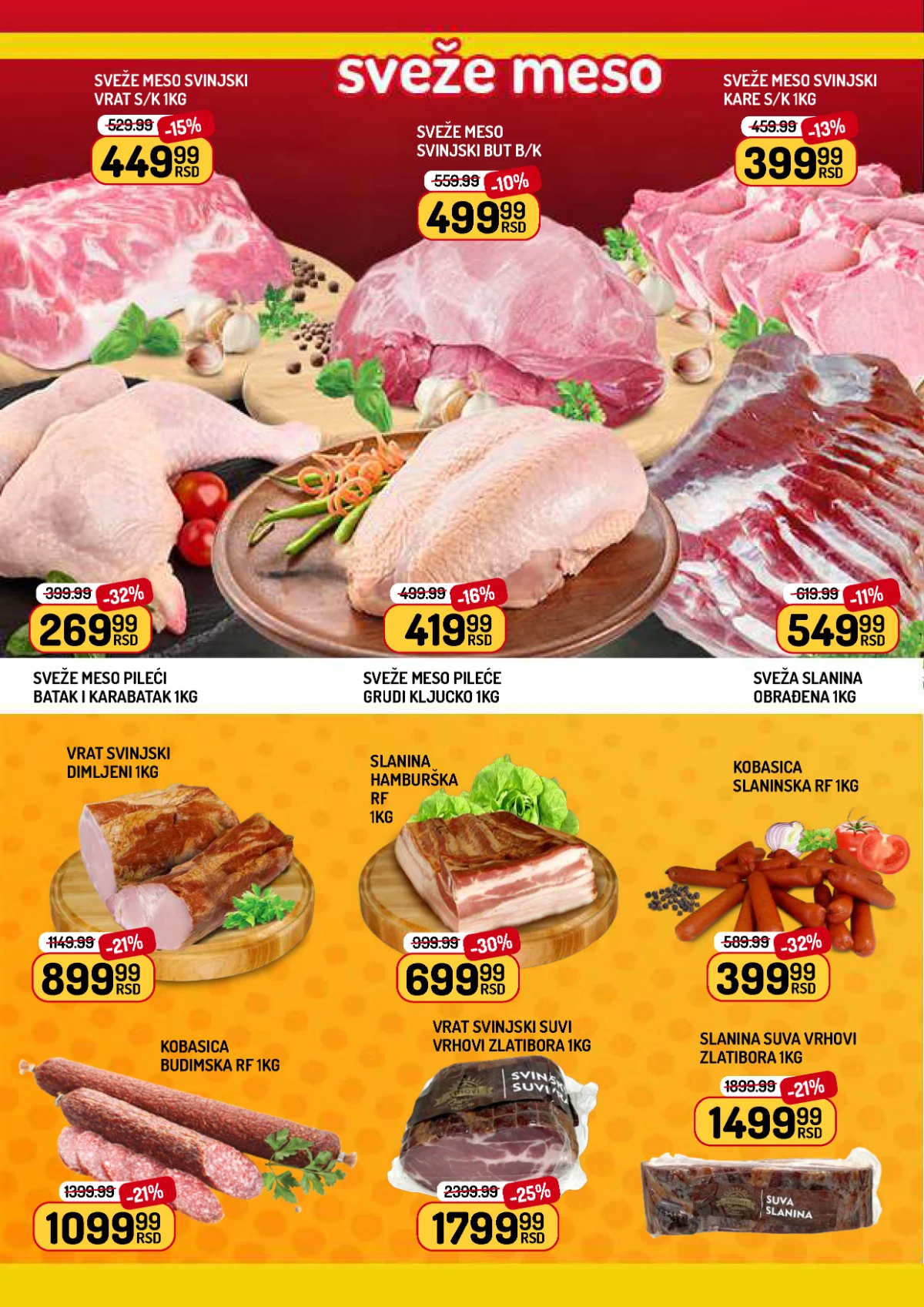 Aman katalog meso kobasice i slanina akcija maj 2026