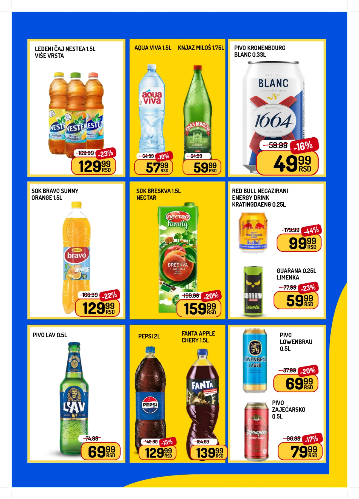 Aman akcija sokovi, energetska pića i pivo do 18.06.2026