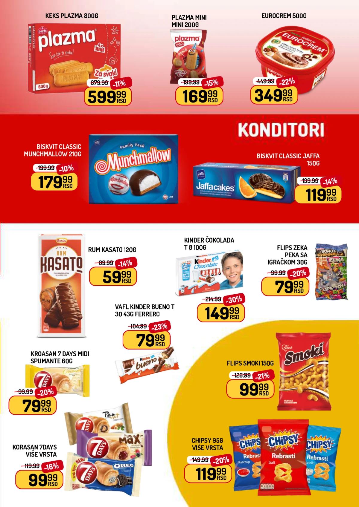 Aman katalog Plazma Eurocrem Kinder i Chipsy akcija