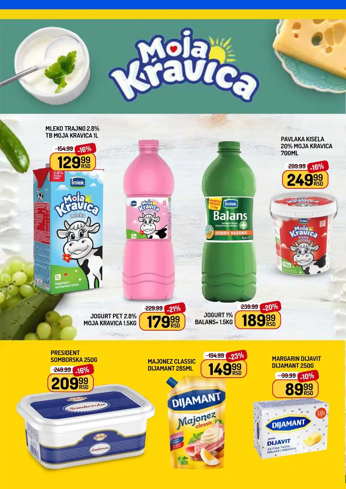 Aman akcija do 26. februara 2026. – meso i mlečni proizvodi na sniženju Aman nedeljna akcija katalog strana 4 – meso, mlečni proizvodi i delikatesi do 26. februara 2026.