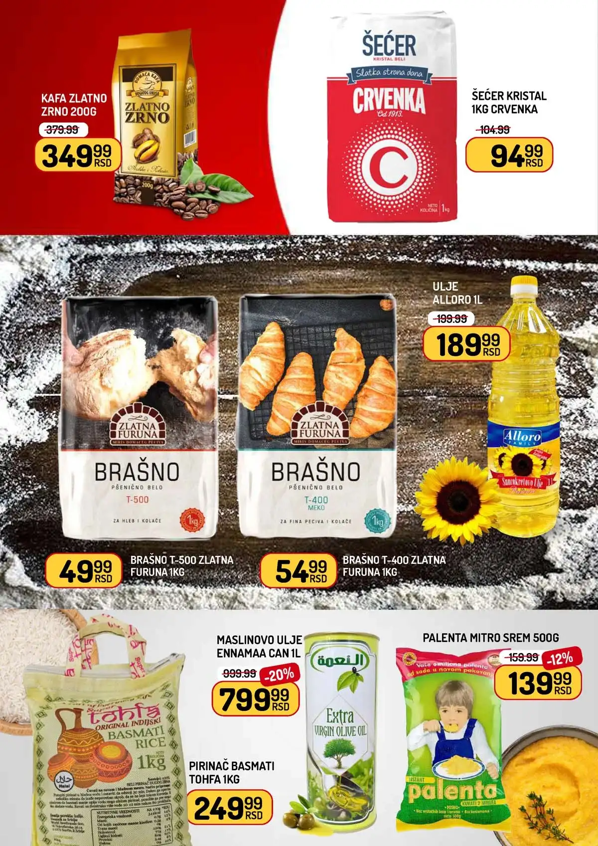 Aman nedeljna akcija katalog strana 8 – proizvodi za svakodnevnu kupovinu do 01.04.2026