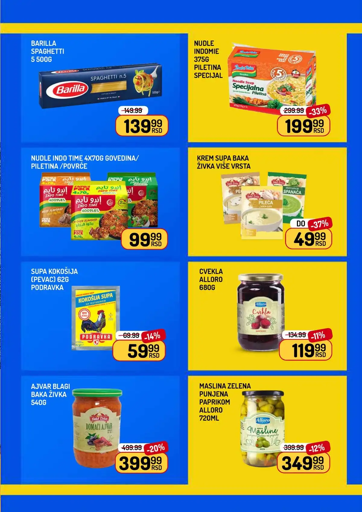 Aman nedeljna akcija katalog strana 9 – prehrambeni proizvodi na sniženju do 01.04.2026