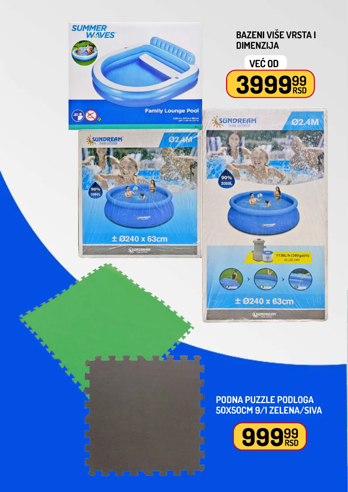 Aman akcija do 04.06.2026 – bazeni i podne puzzle podloge