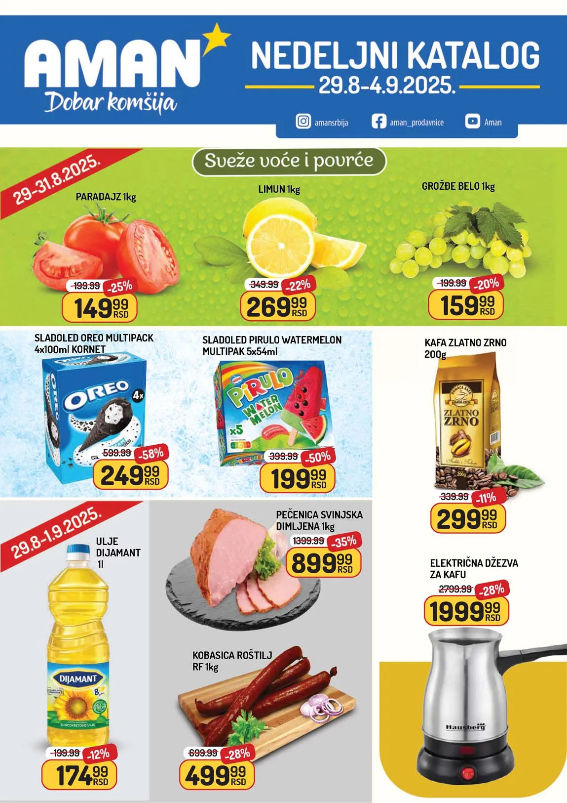 Katalog Aman sniženje