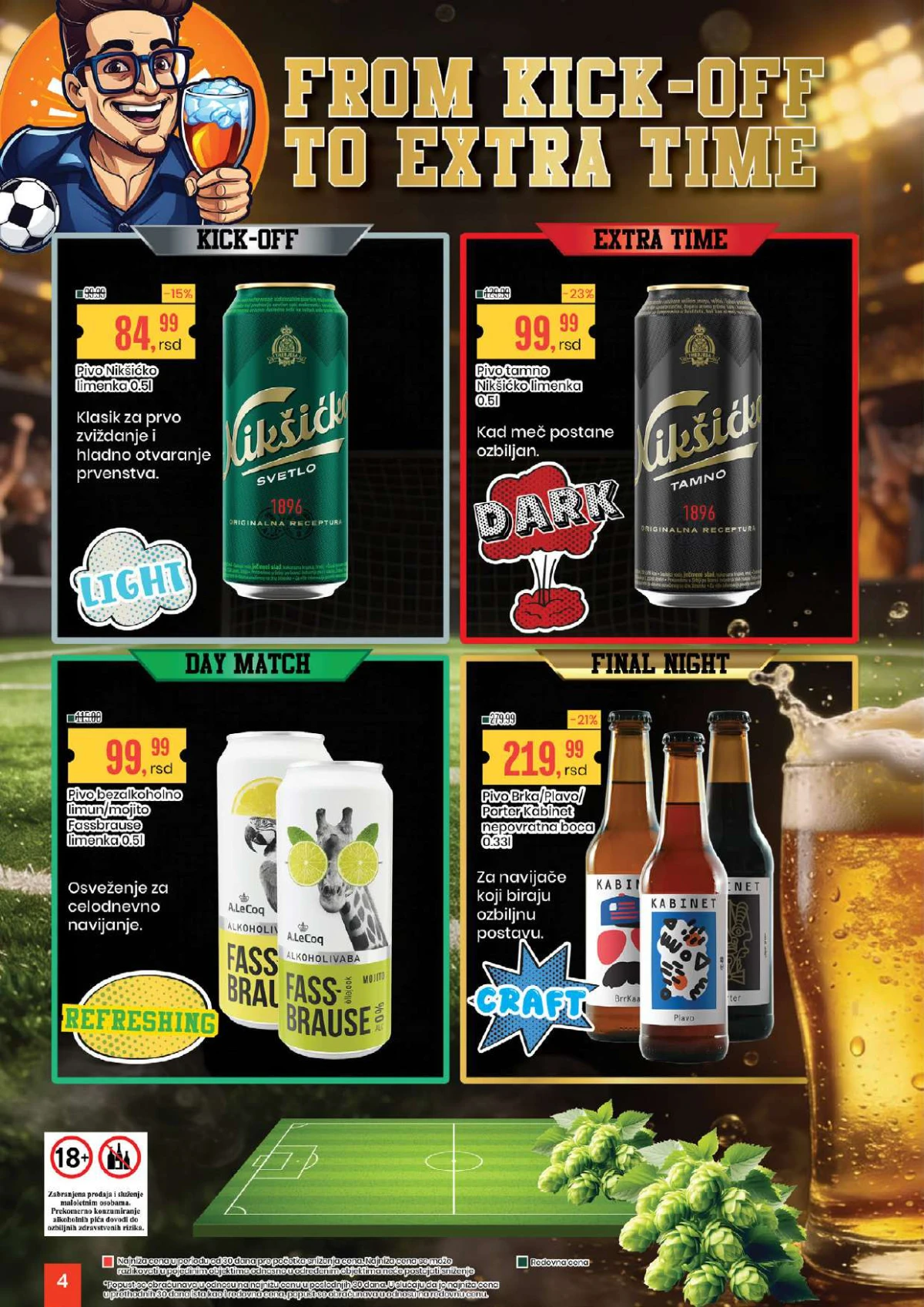 Nikšićko, Fassbrause i craft piva na akciji u Aroma City katalogu