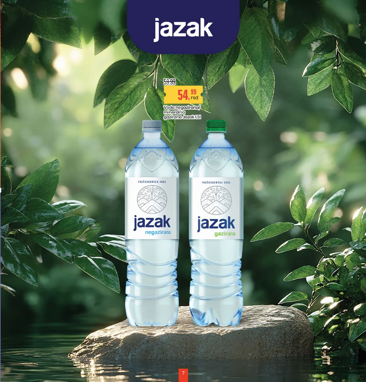 Aroma City Jazak voda akcija do 28.05.2026 strana 7 Aroma City katalog Jazak voda akcija – negazirana i gazirana voda po nižim cenama strana 7
