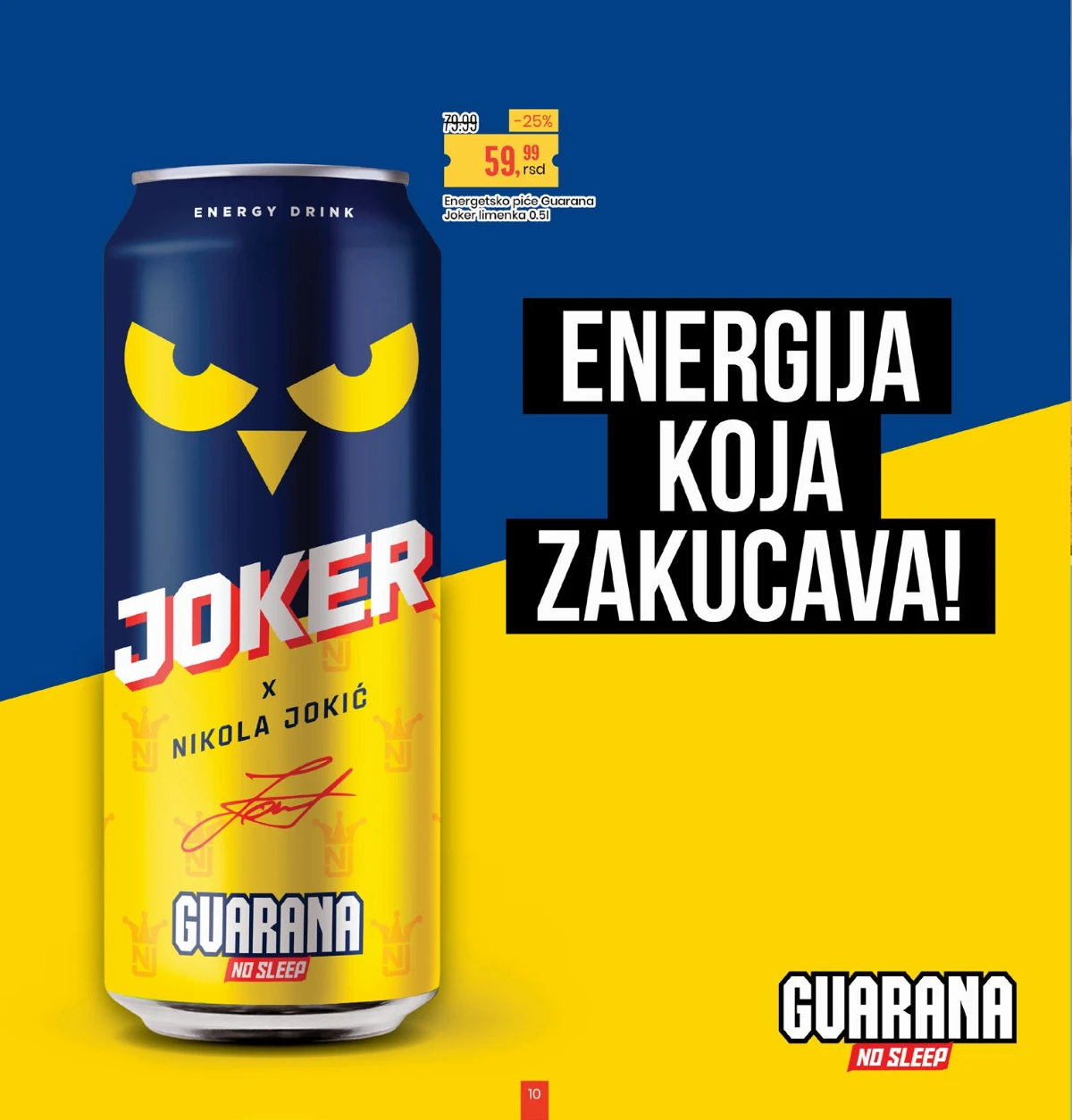 Aroma City Joker Guarana akcija do 28.05.2026 strana 10 Aroma City katalog energetska pića Joker Guarana akcija Srbija strana 10
