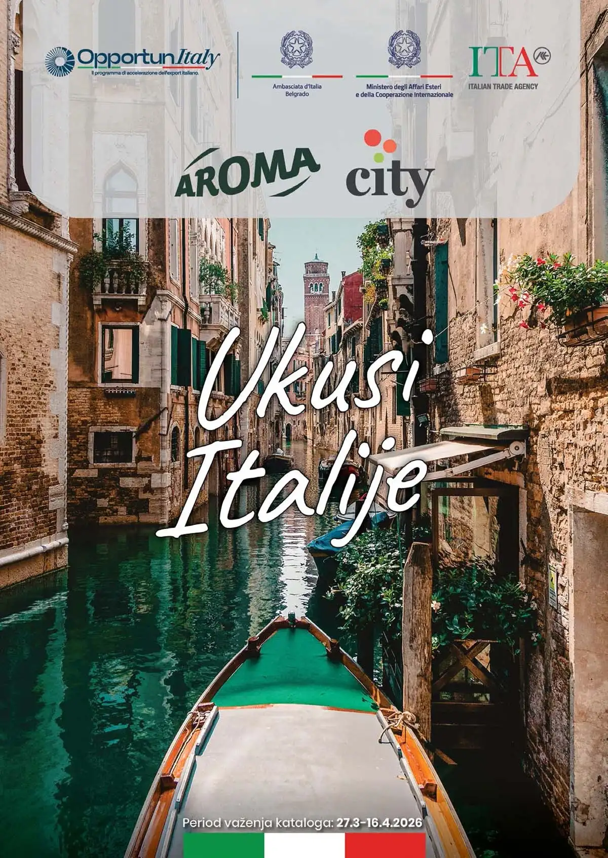 Aroma akcija Ukusi Italije katalog – strana 1 Aroma i Aroma City akcija Ukusi Italije katalog strana 1 popusti do 41%