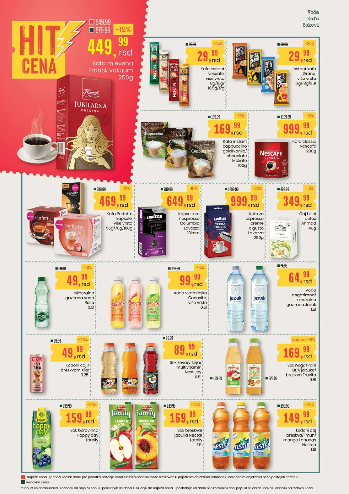 Aroma i City katalog strana 18 – deterdženti, omekšivači, sredstva za čišćenje i higijenu doma