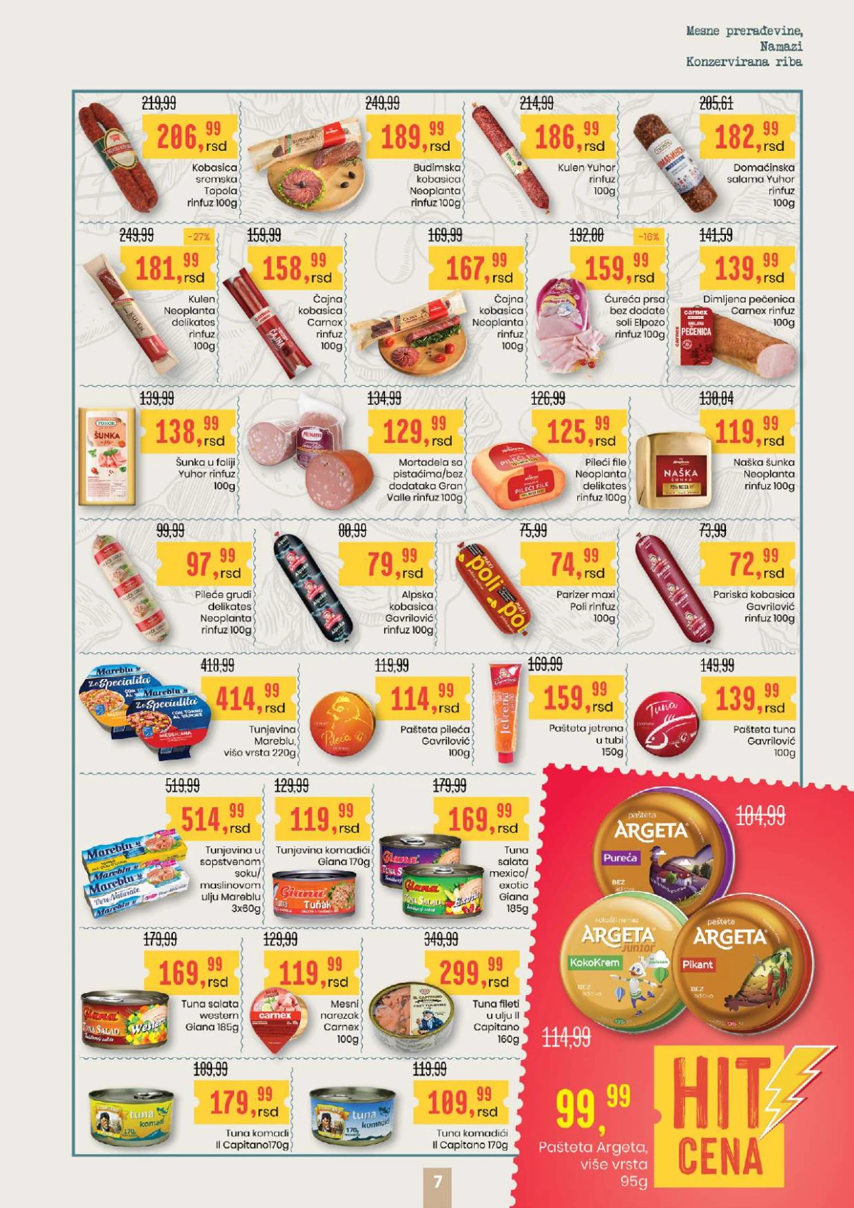 Aroma City katalog paštete tunjevina i kulen Srbija strana 7