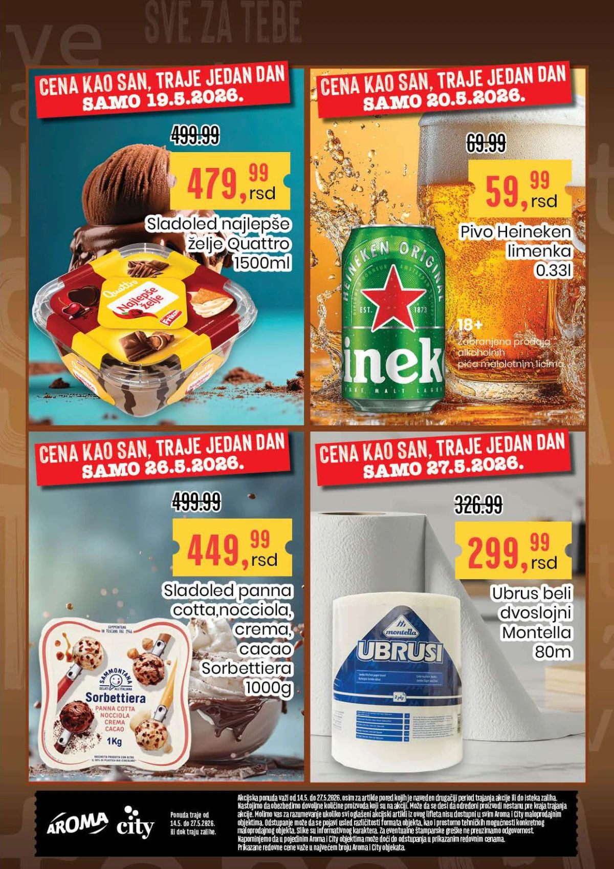 Aroma City katalog voda mineralna voda akcija Srbija strana 21